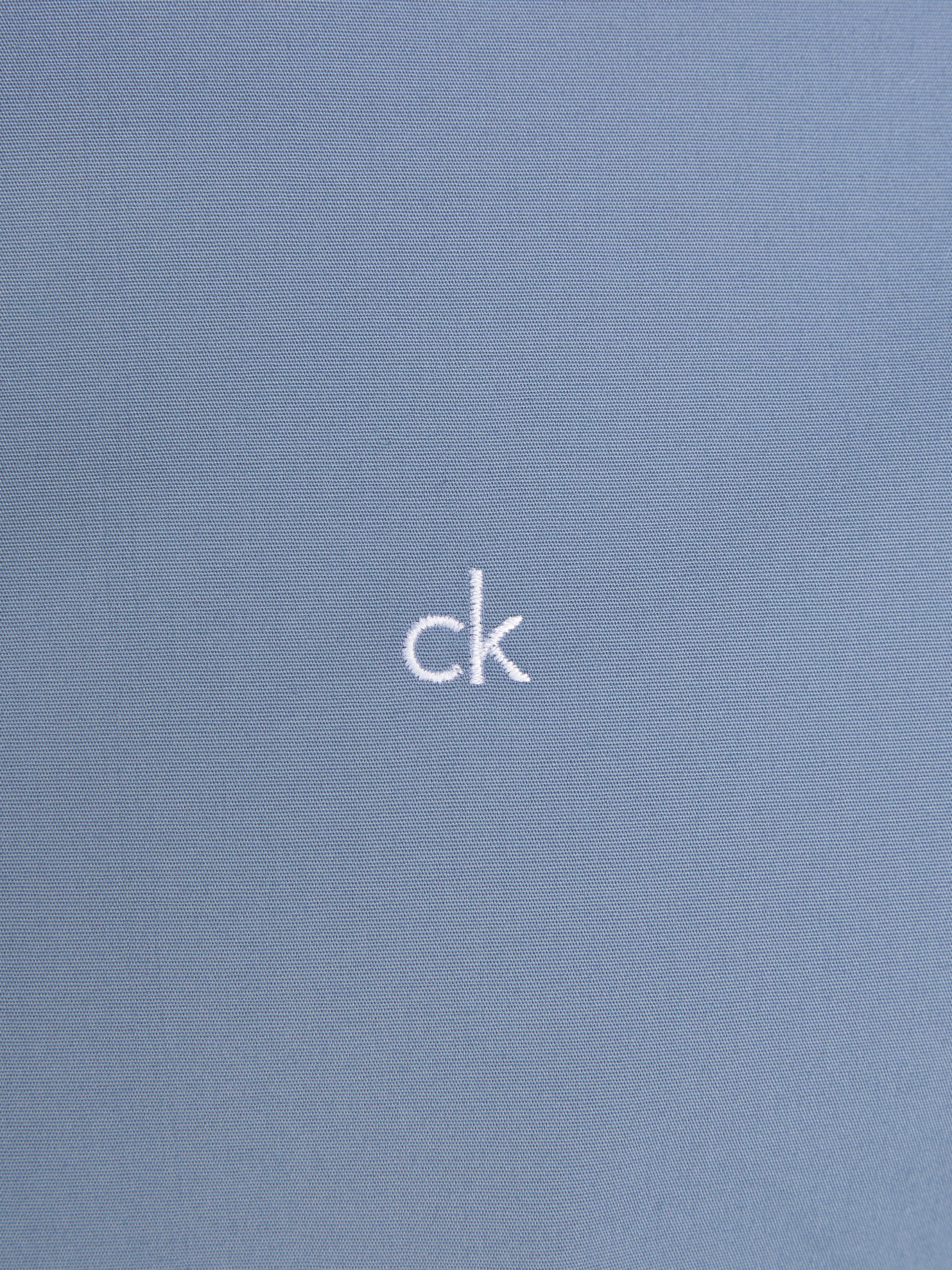 Calvin Klein Overhemd met lange mouwen SLIM FIT STRETCH POPLIN