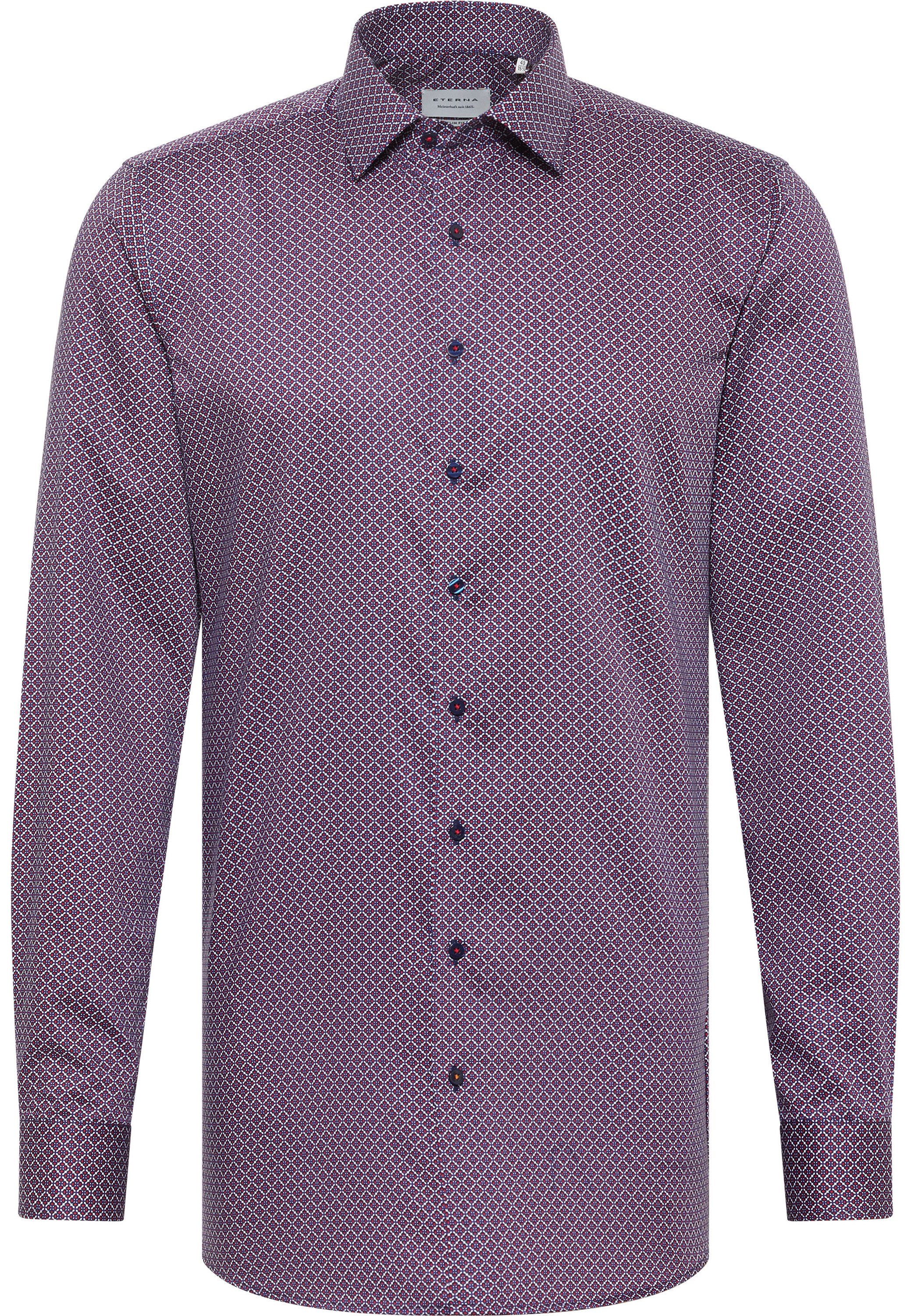 Eterna Overhemd met lange mouwen Slim fit