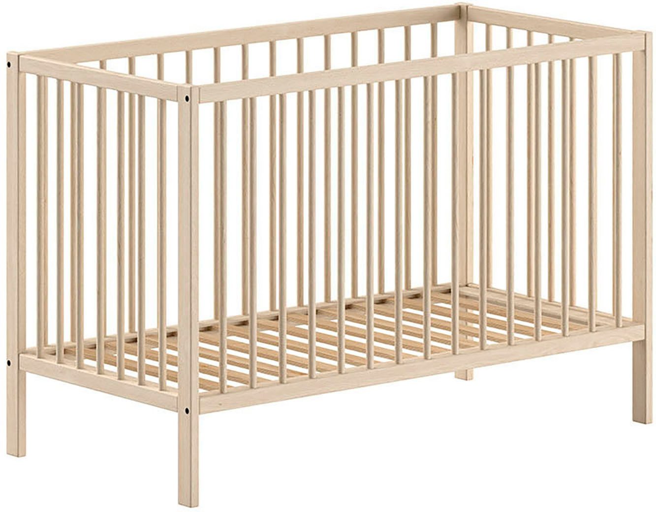Vipack Ledikantje Dino 60/120 cm met 3-voudig verstelbare lattenbodem, stevige constructie