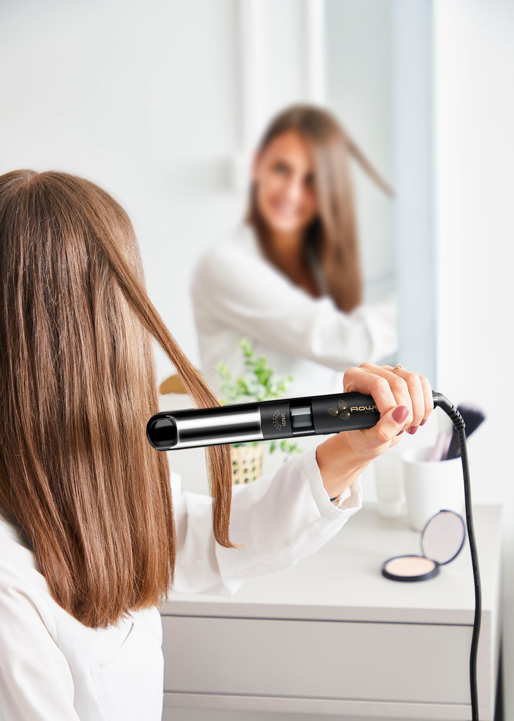 Rowenta Straightener SF4210 Liss & Curl Ionen-systeem, beweegbare keramiek-bladen, snelle opwarming