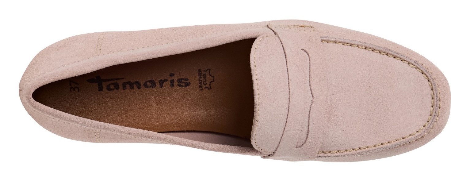 Tamaris Mocassins , slipper, business schoen, instapschoen met touch-it uitrusting