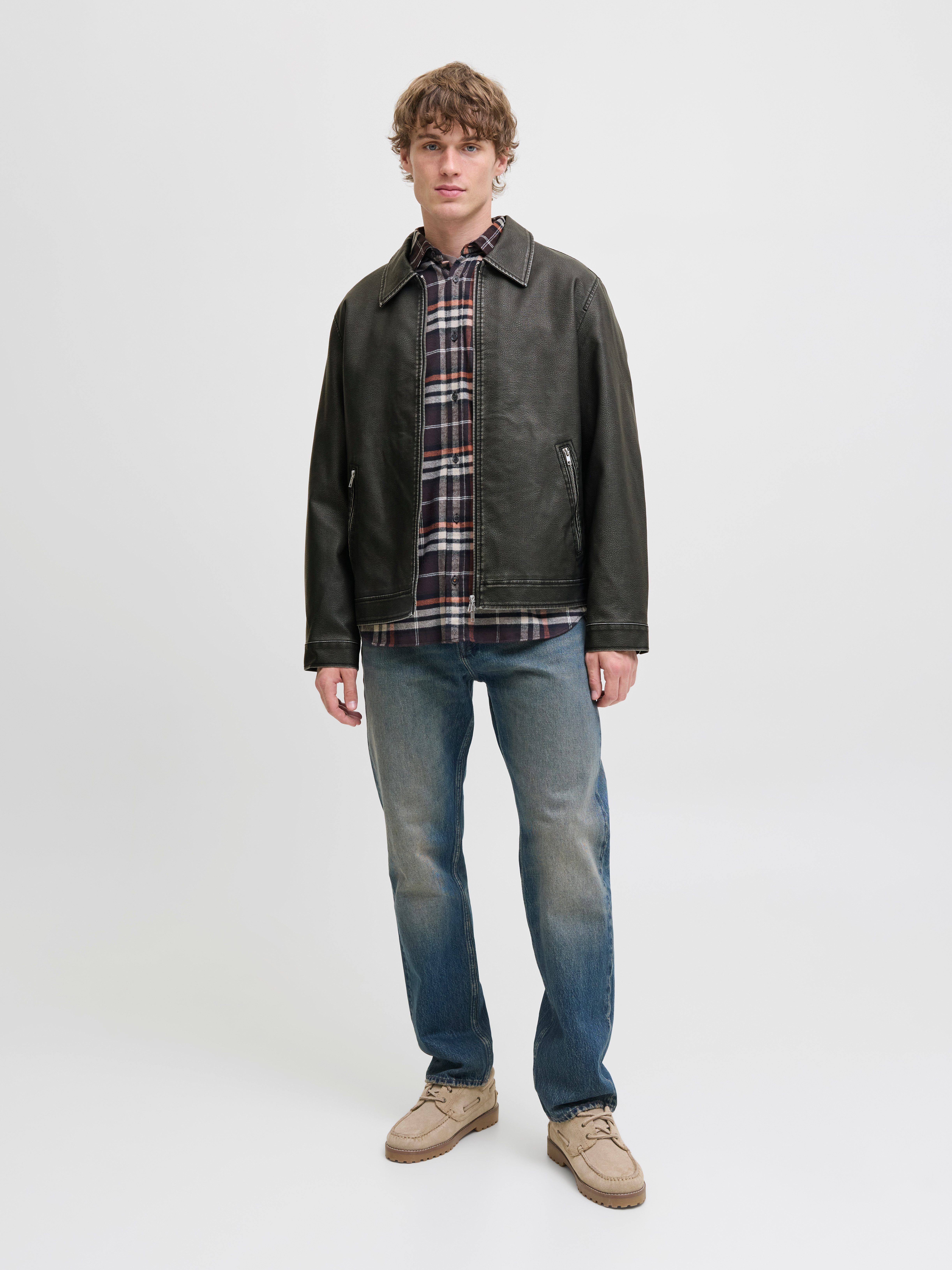 Jack & Jones Bikerjack JJECASABLANCA PU JACKET NOOS
