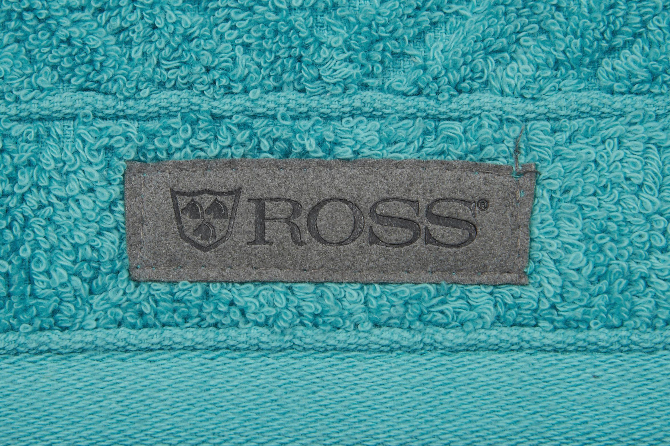 ROSS Handdoek Smart Uni-rib met velourslabel (2 stuks)