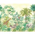 komar fotobehang jungle adventure bxh: 350x280 cm multicolor