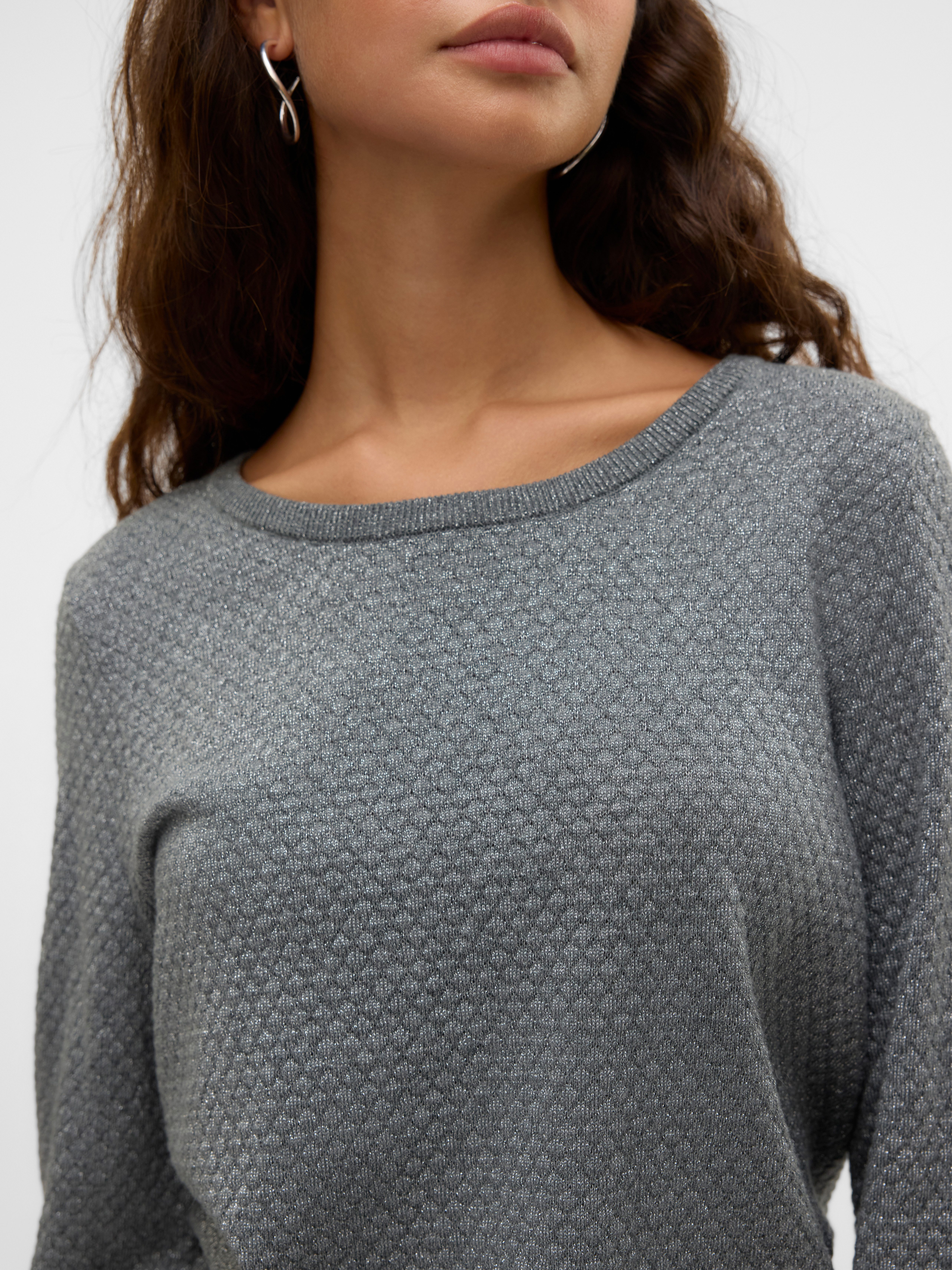 Vero Moda Trui met ronde hals VMCARE SHINE LS O-NECK PULLOVER