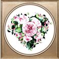 queence artprint op acrylglas bloemen roze