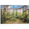 reinders! artprint op hout greenhouse (1 stuk) groen