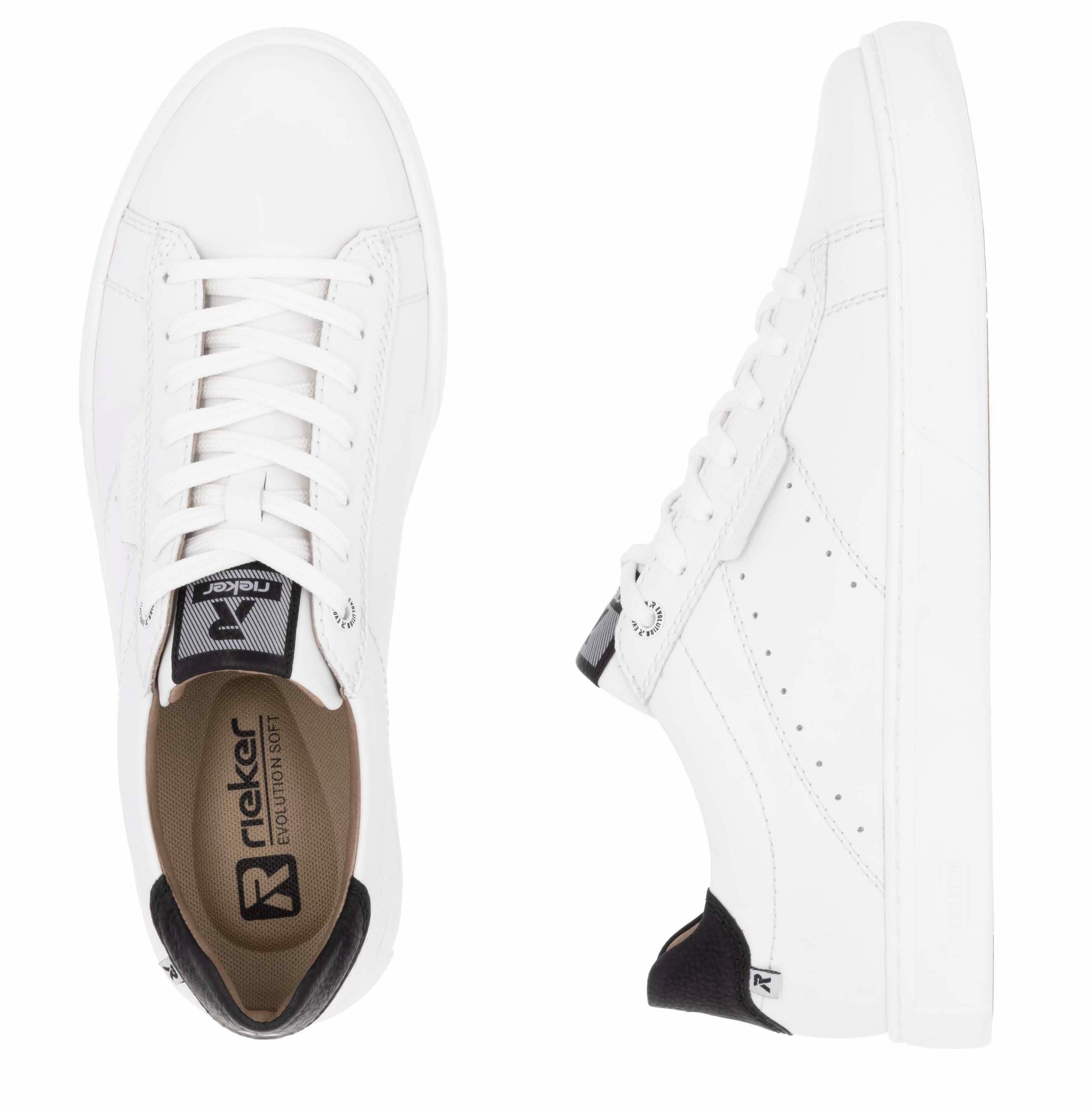 Rieker EVOLUTION Sneakers , vrijetijdsschoen, lage schoen, veterschoen met zachte inlegzool