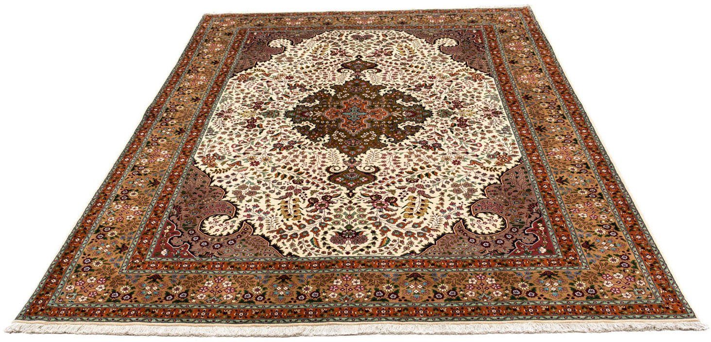 morgenland Wollen kleed Nain - 9la medaillon Blu scuro 90x 58 cm Handgeknoopt