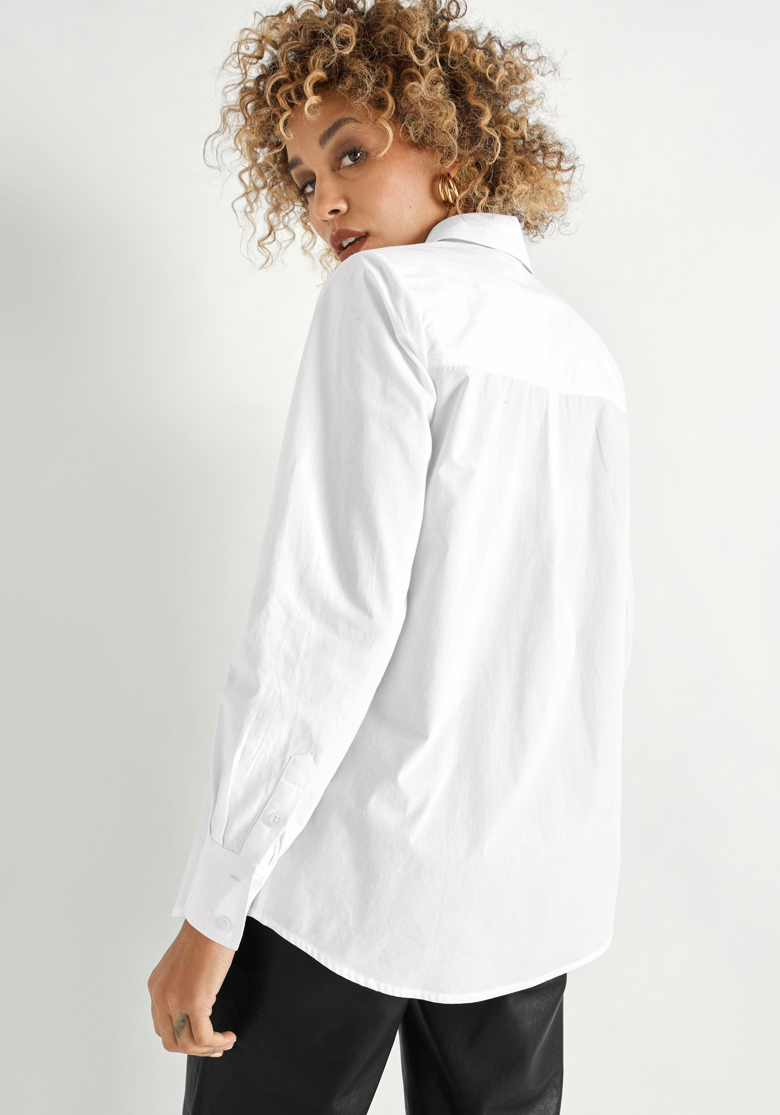 HECHTER PARIS Overhemdblouse met frontzakken - nieuwe kollectie