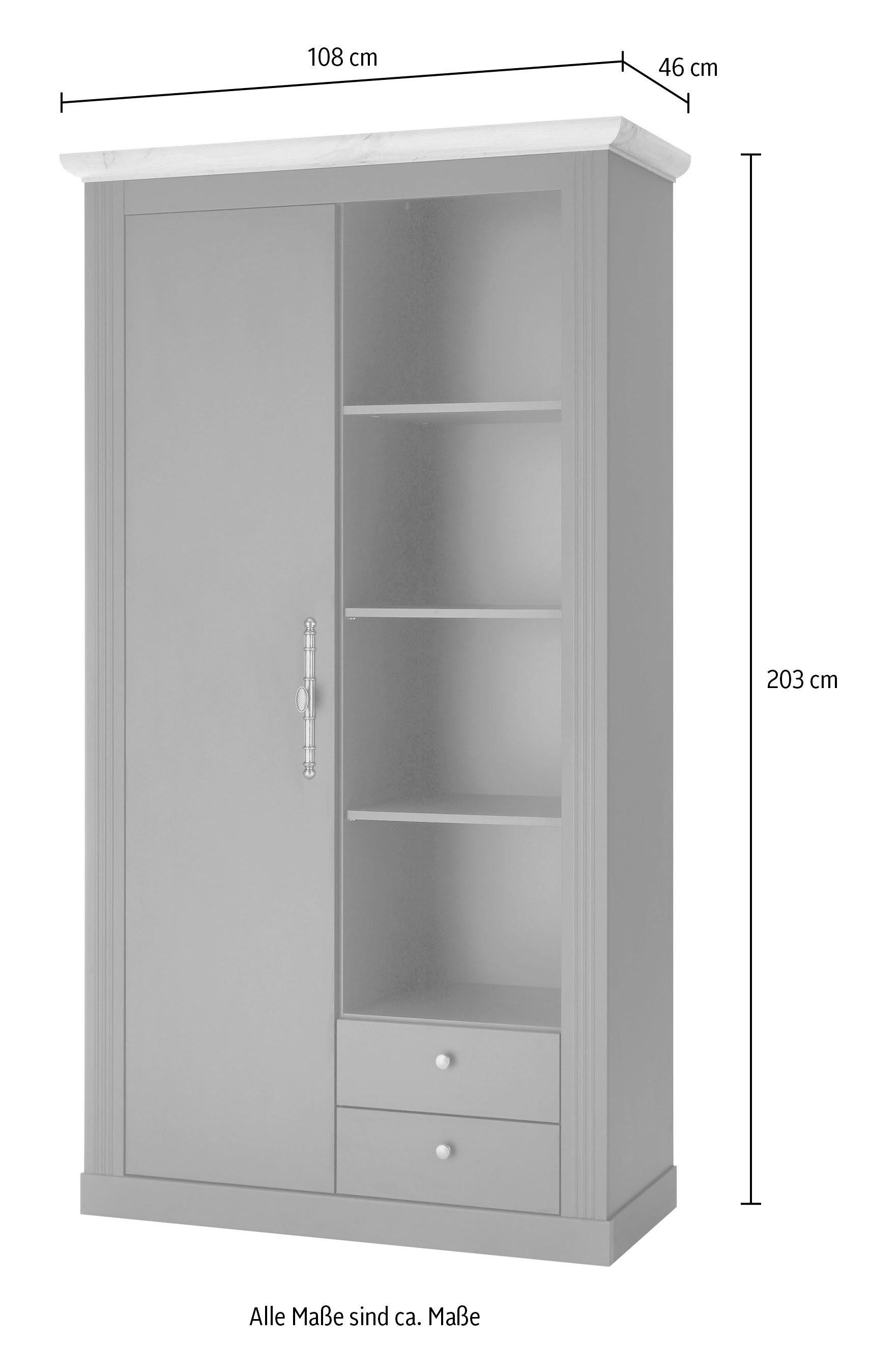 Home affaire Kantoormeubelset Westminster in romantische rustieke stijl, exclusief by otto