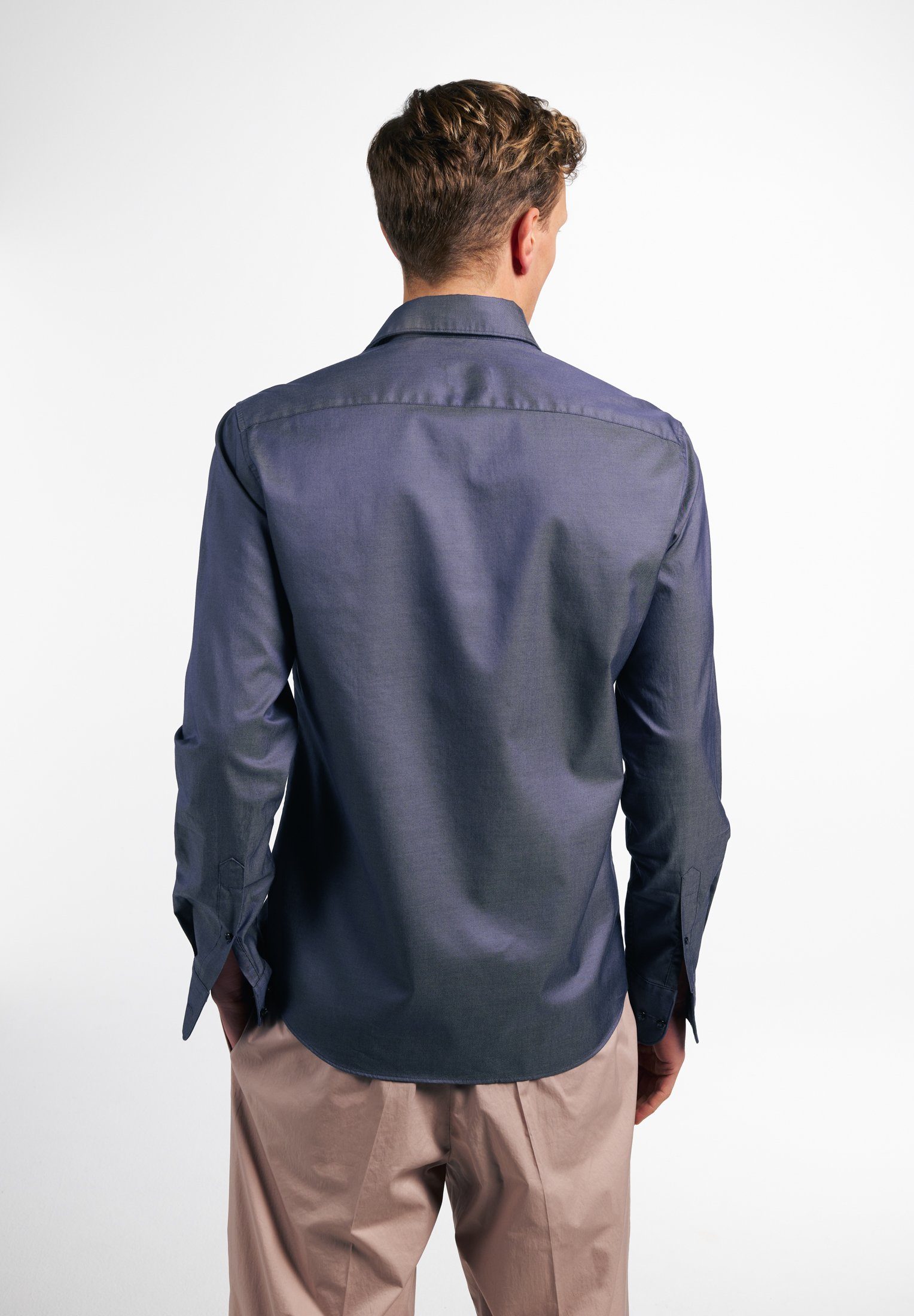 Eterna Overhemd met lange mouwen Slim fit EASY IRON (gemakkelijk te strijken)