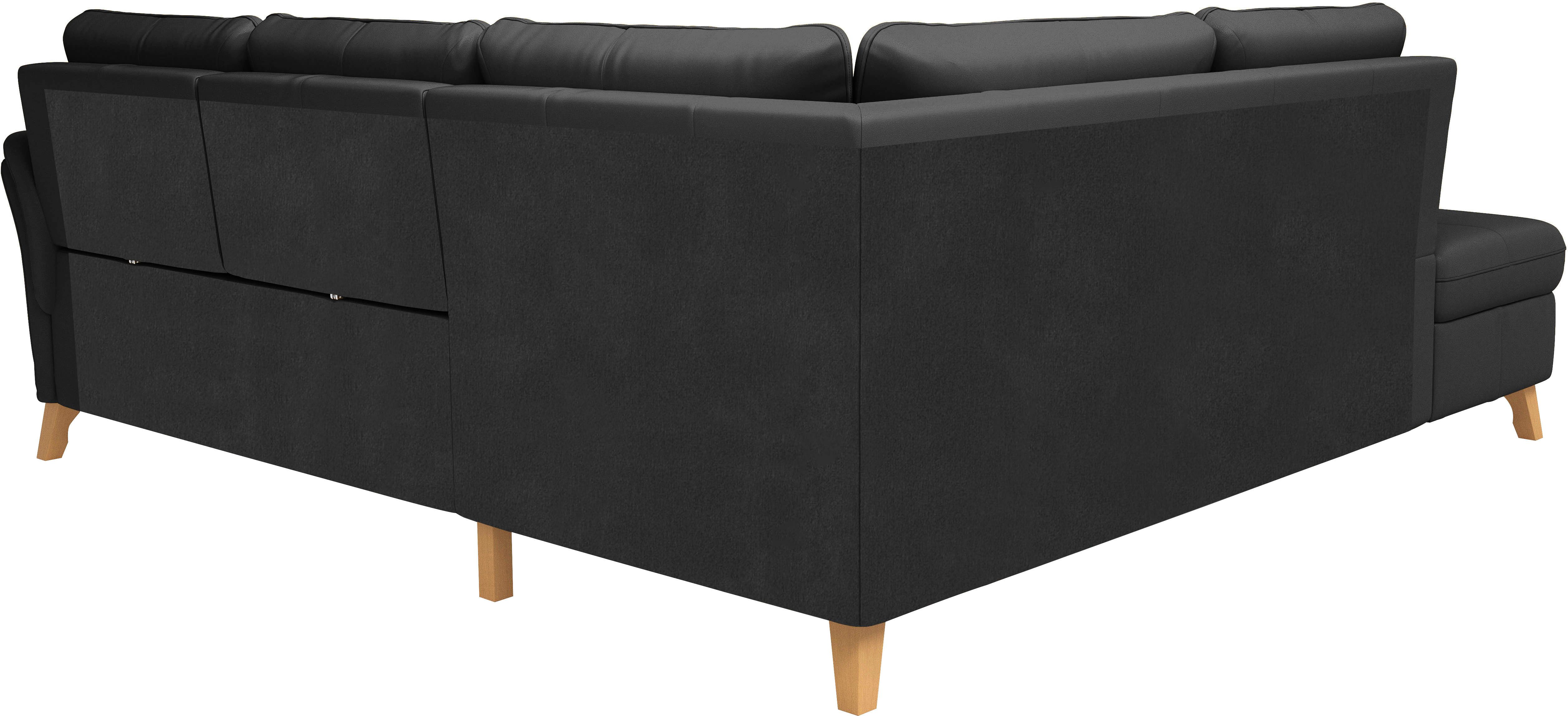 sit&more Hoekbank Göteborg inclusief zitdiepteverstelling, optioneel met bedfunctie & bedlade