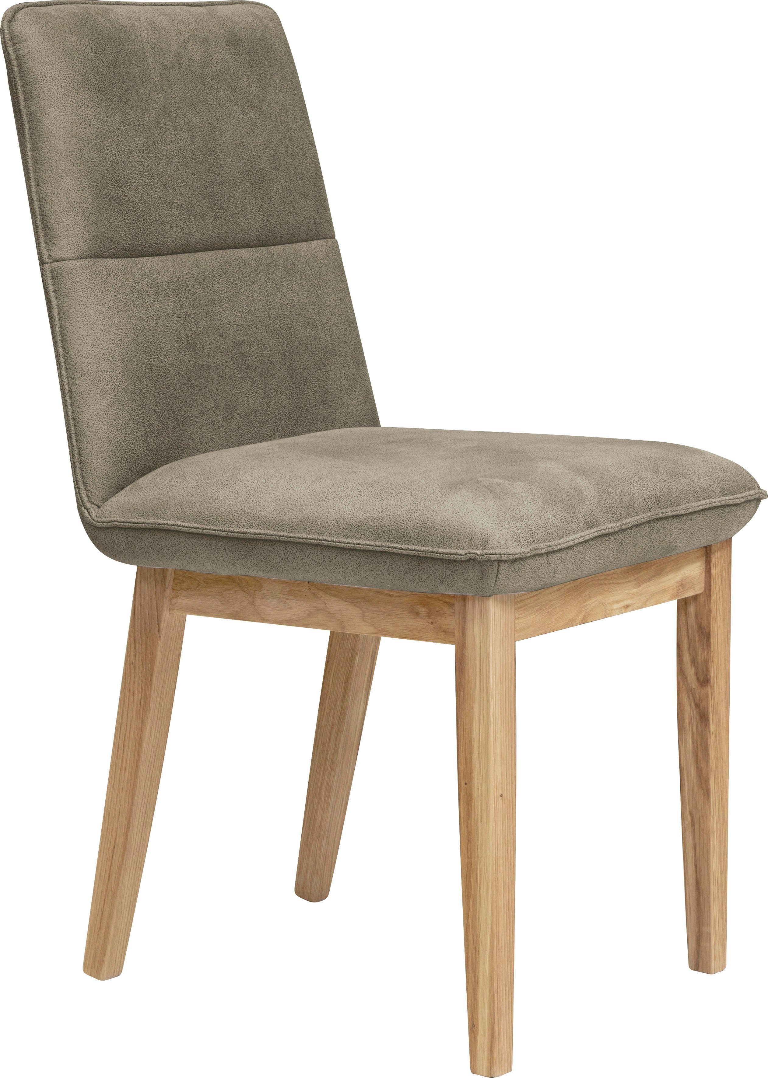 Home affaire Eethoek Beluna + Cross Eetkamer zitgroep stoelen tafel en bank comfortabel gepolsterd (set, 4-delig)