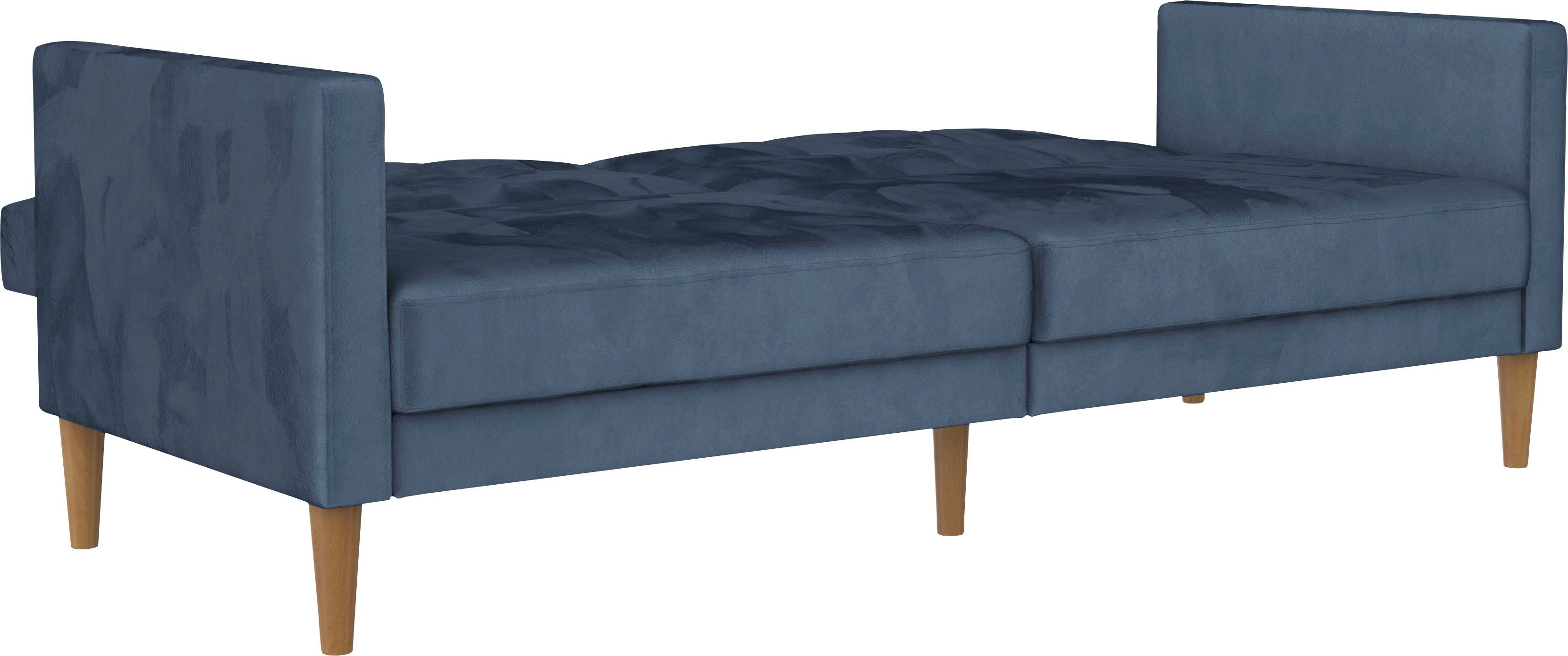 Dorel Home 3-zitsbank Lilly Bedfunctie, rugleuning 3-voudig verstelbaar, zithoogte 43 cm