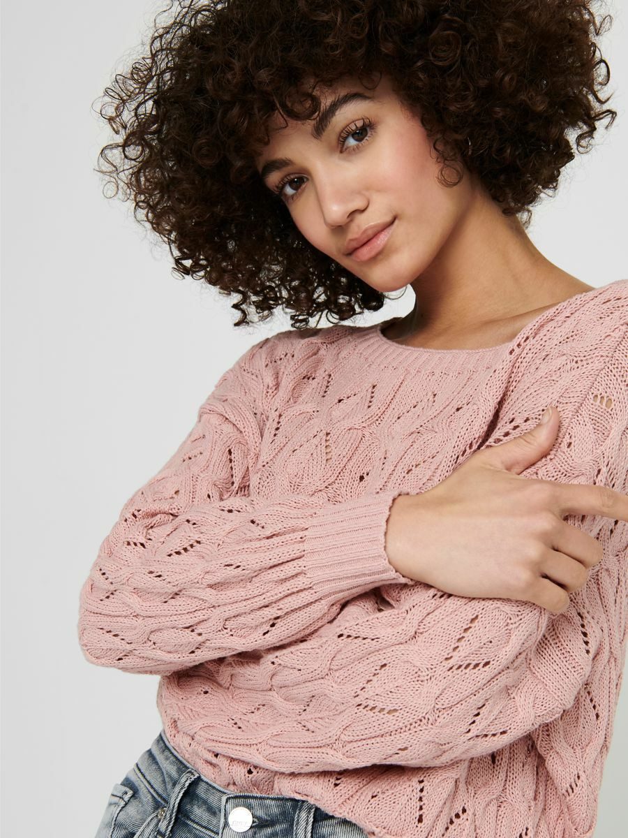 Only Gebreide trui ONLBRYNN LIFE STRUCTURE L/S PUL KNT