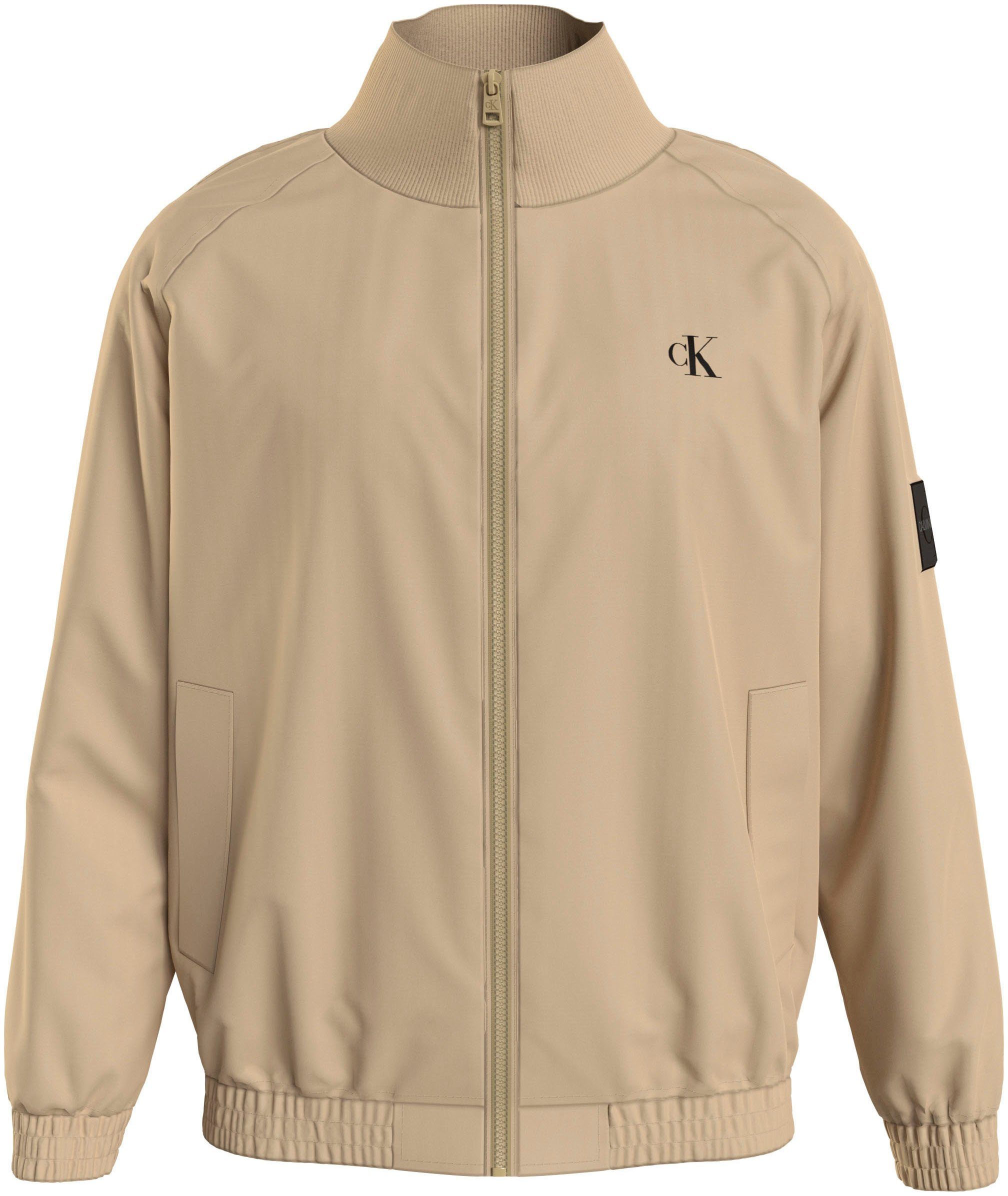 Calvin Klein Outdoorjack UNPADDED HARRINGTON met calvin klein-logobadge