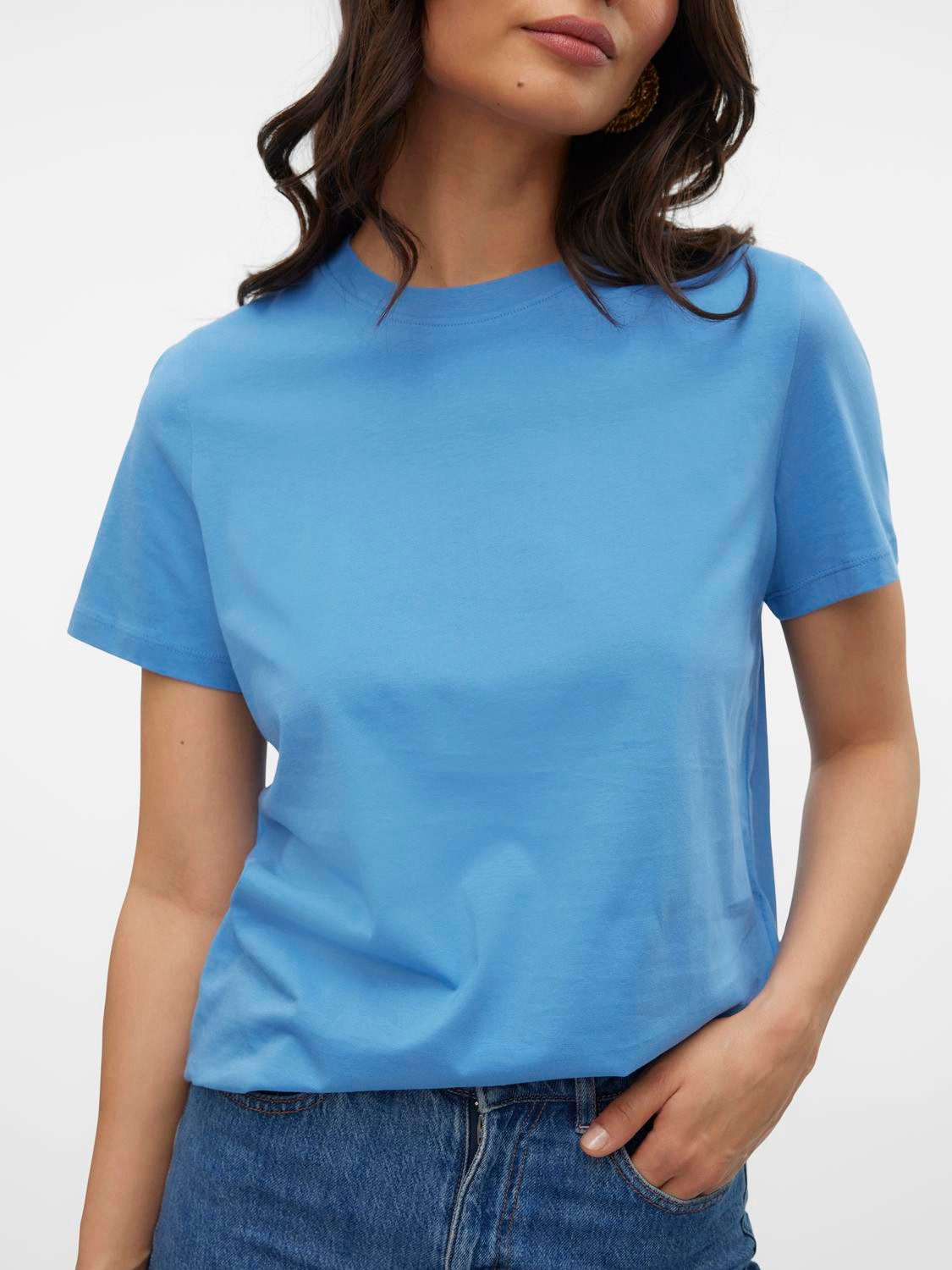 Vero Moda Shirt met korte mouwen VMPAULINA SS T-SHIRT GA JRS NOOS