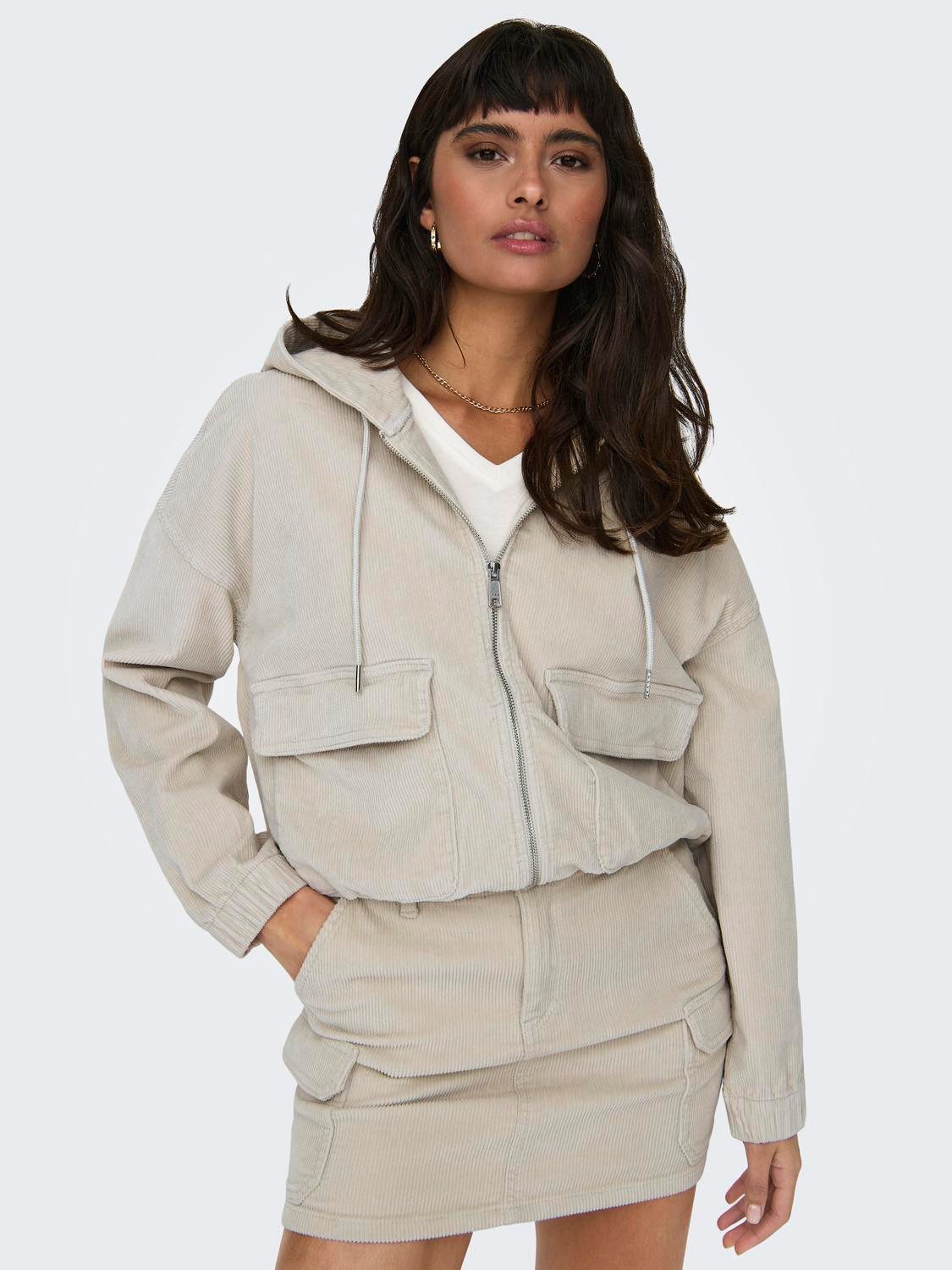 Only Cordjasje ONLKENZIE L/S CORD JACKET PNT NOOS