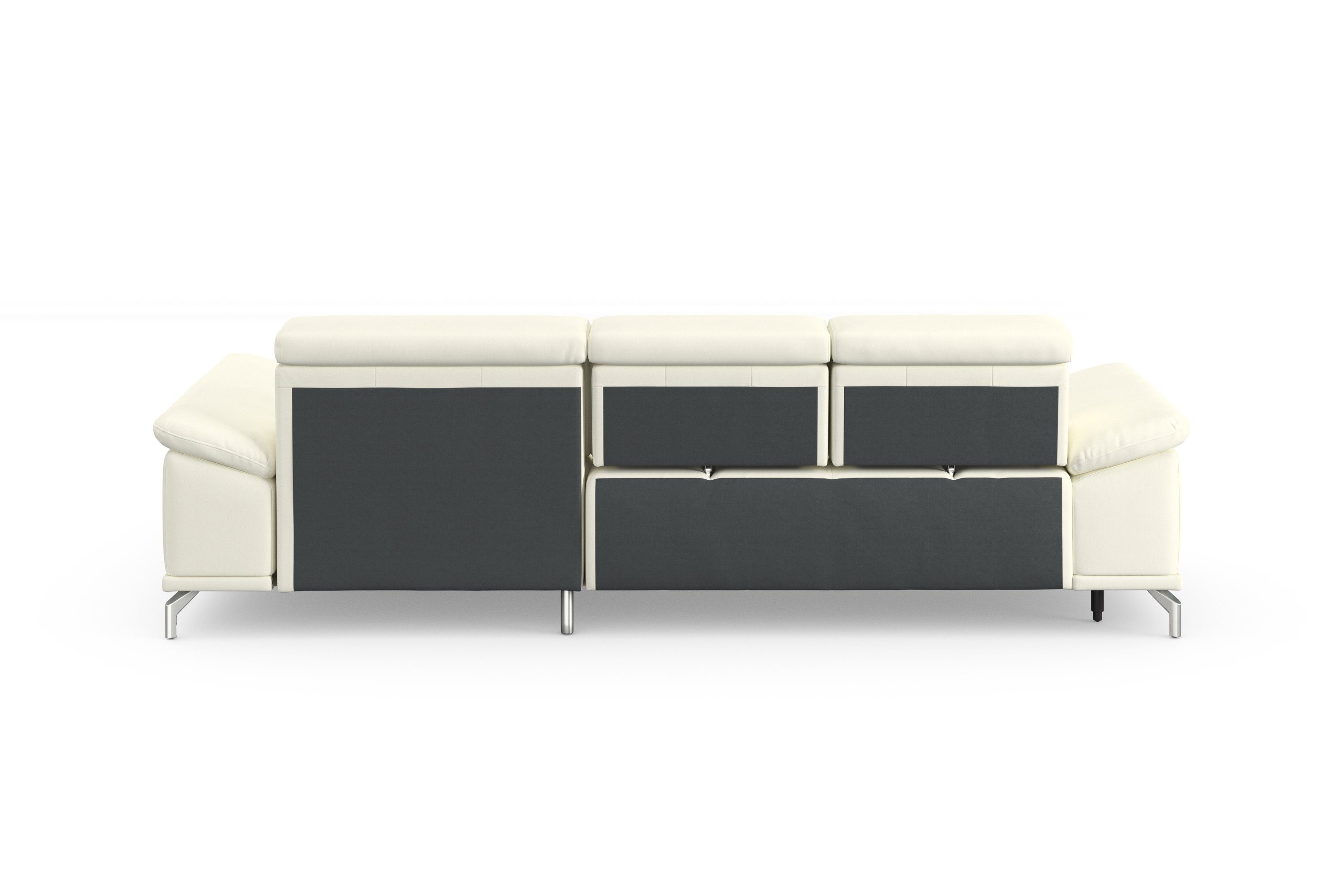 sit&more Hoekbank Cabrio L-vorm, met zitdiepteverstelling, arm- en hoofdsteunverstelling
