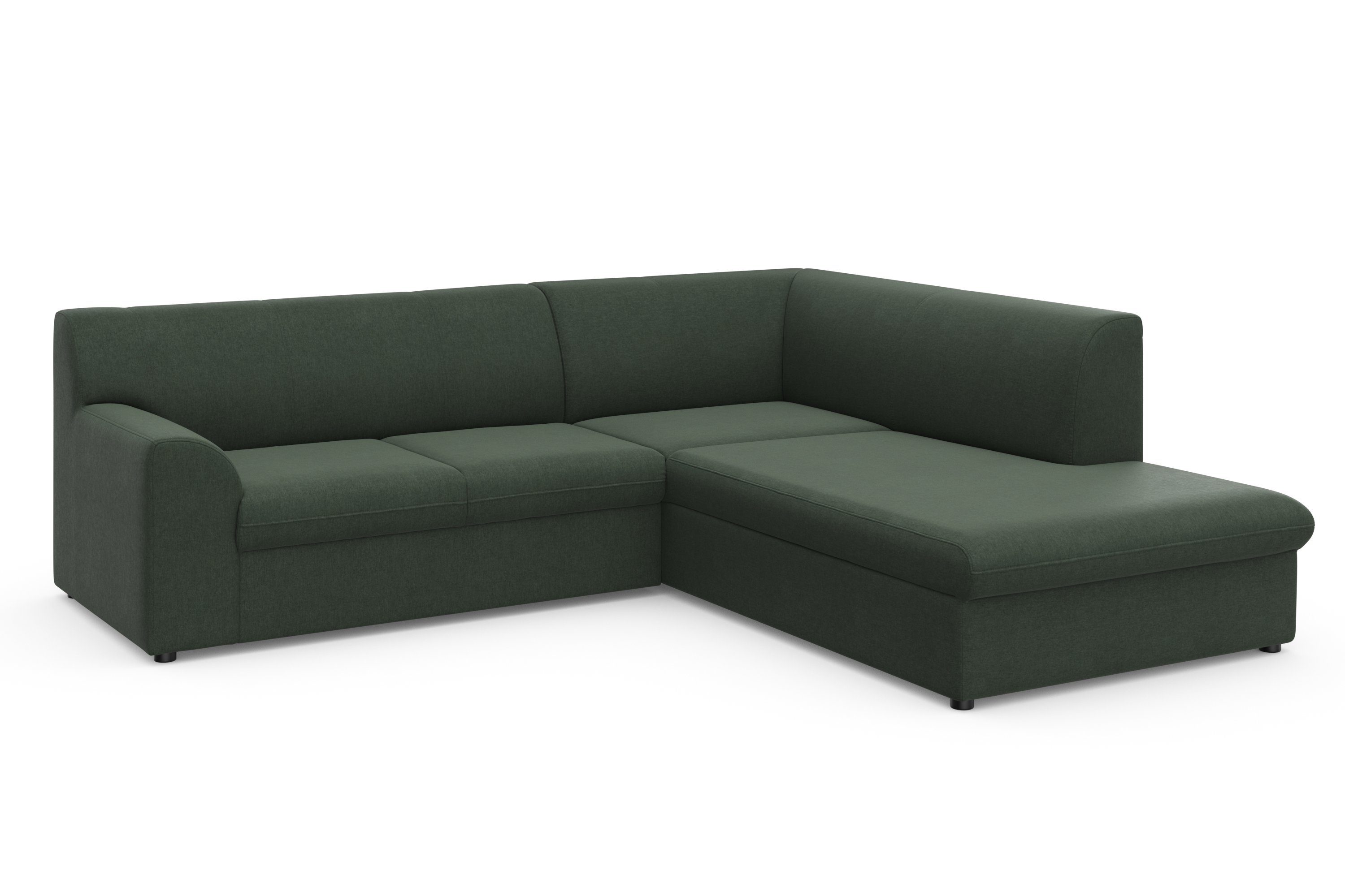 DOMO collection Hoekbank Topper L-vorm met ottomane, naar keuze met slaapfunctie