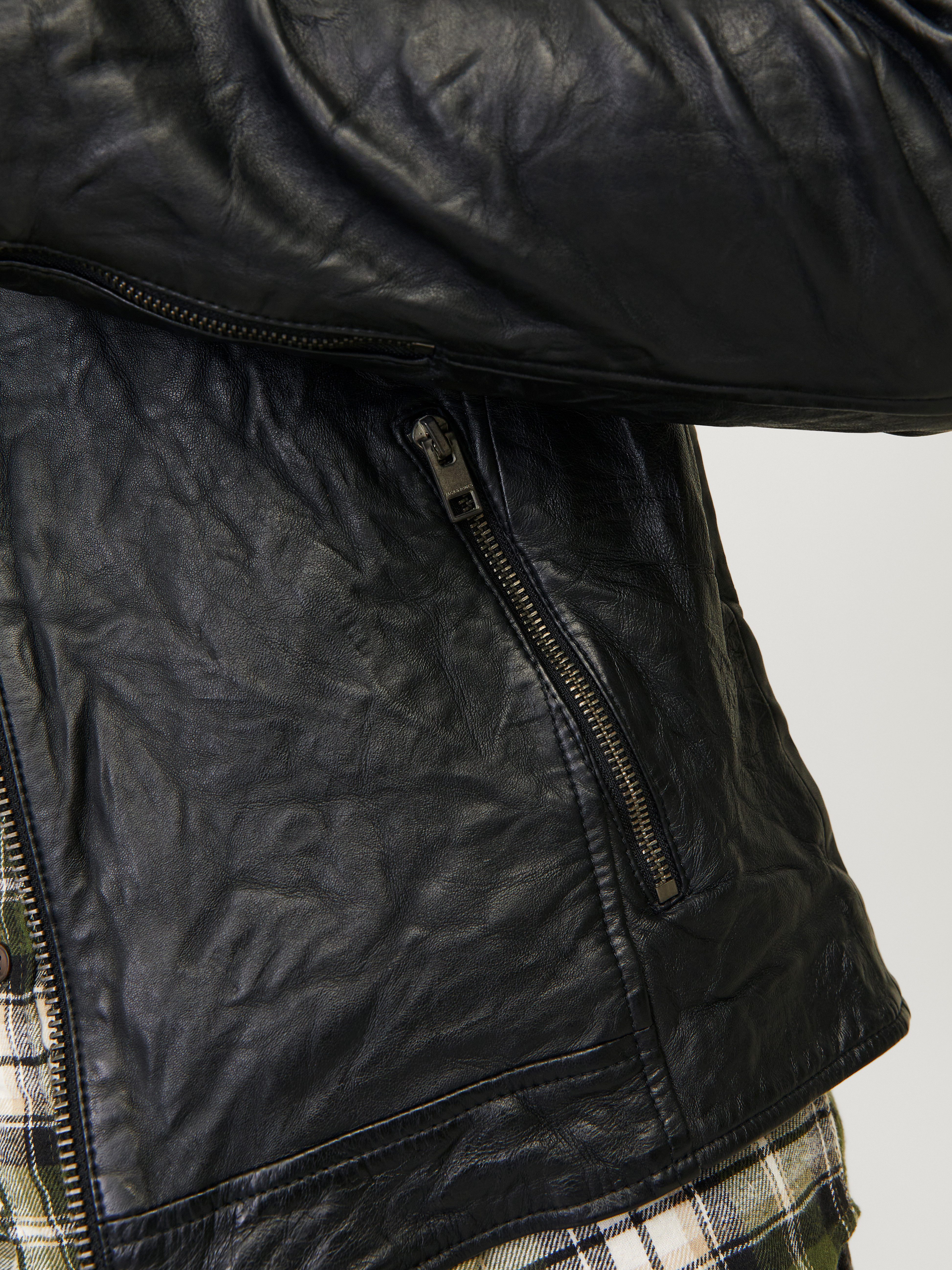 Jack & Jones Leren jack JJERICHARD LEATHER JACKET NOOS