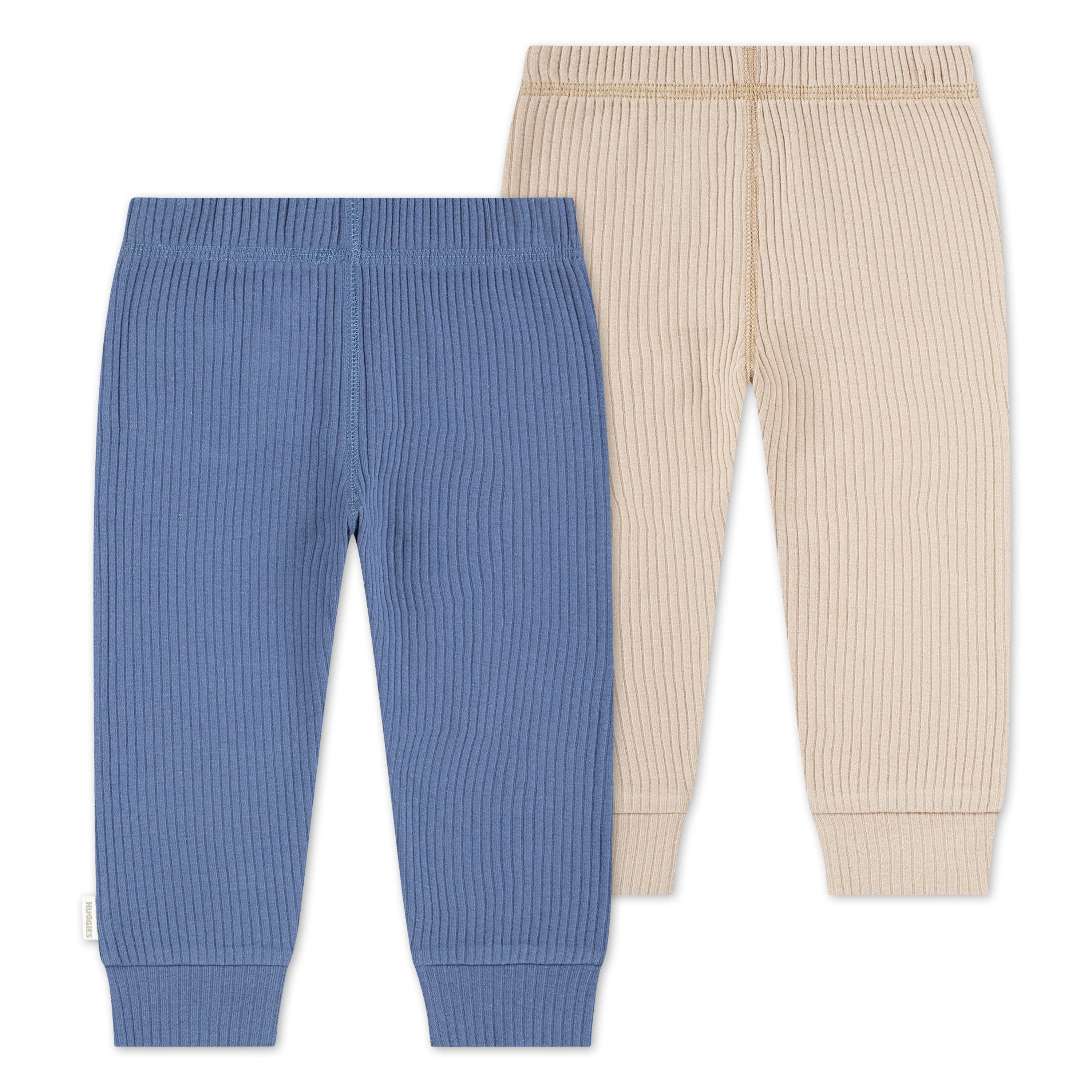 MUSTANG Comfortbroek HUGB 2PK PANT met ribstructuur, dubbelpak (set, 2-delig)