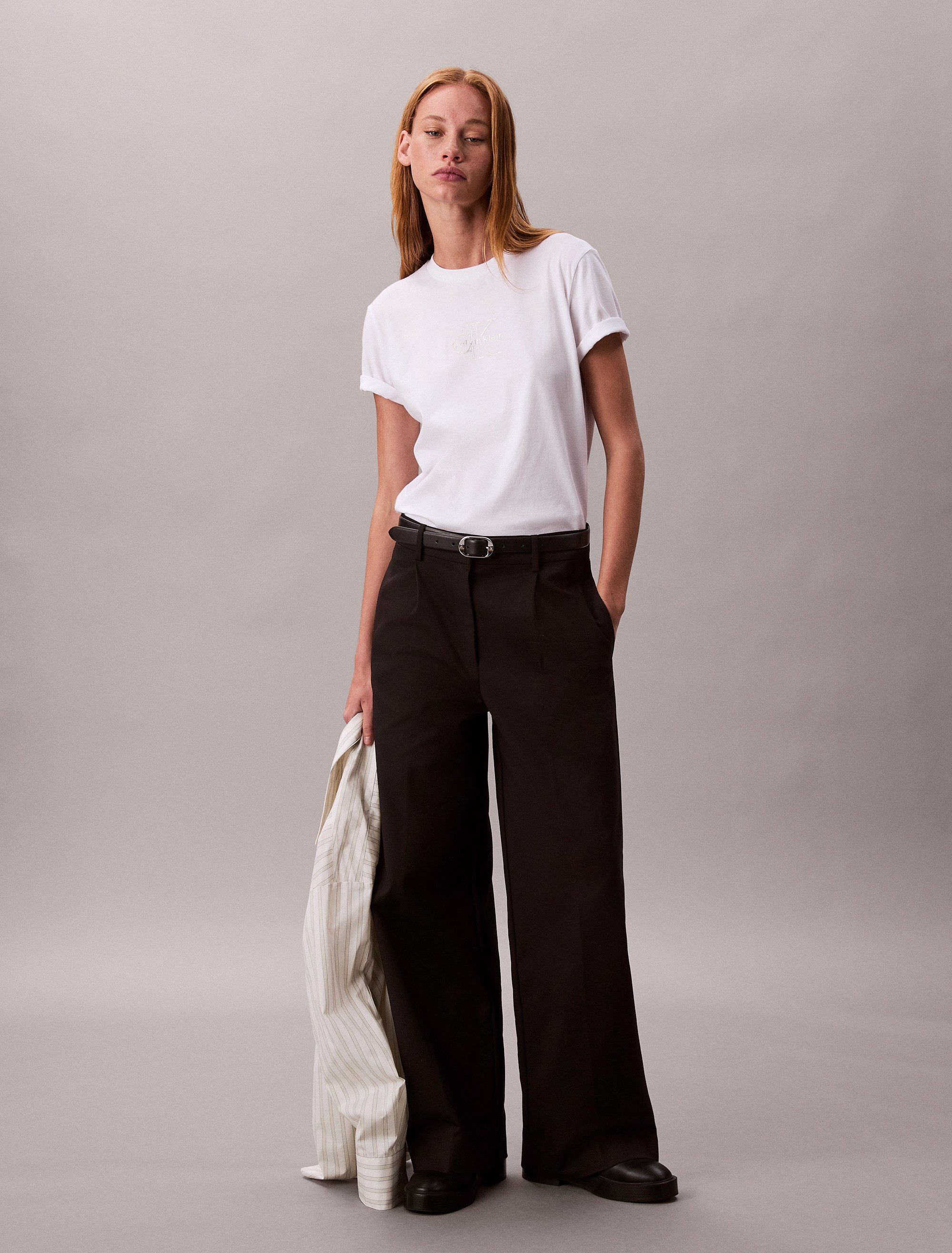 Calvin Klein T-shirt SS CLASSIC FOIL MONOLOGO TEE