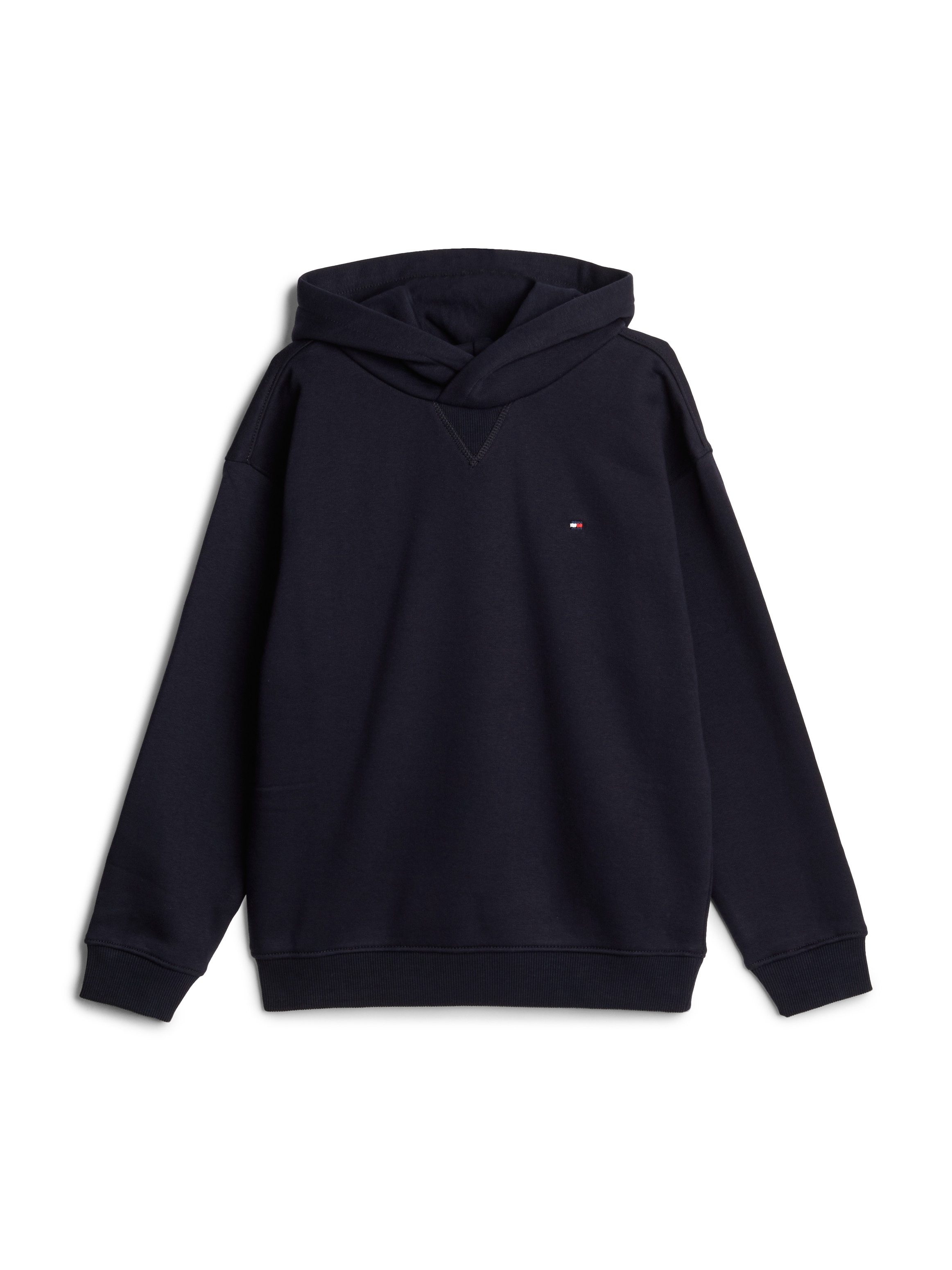 Tommy Hilfiger Hoodie U TIMELESS FLEECE HOODIE Kinderen tot 16 jaar met logostiksel