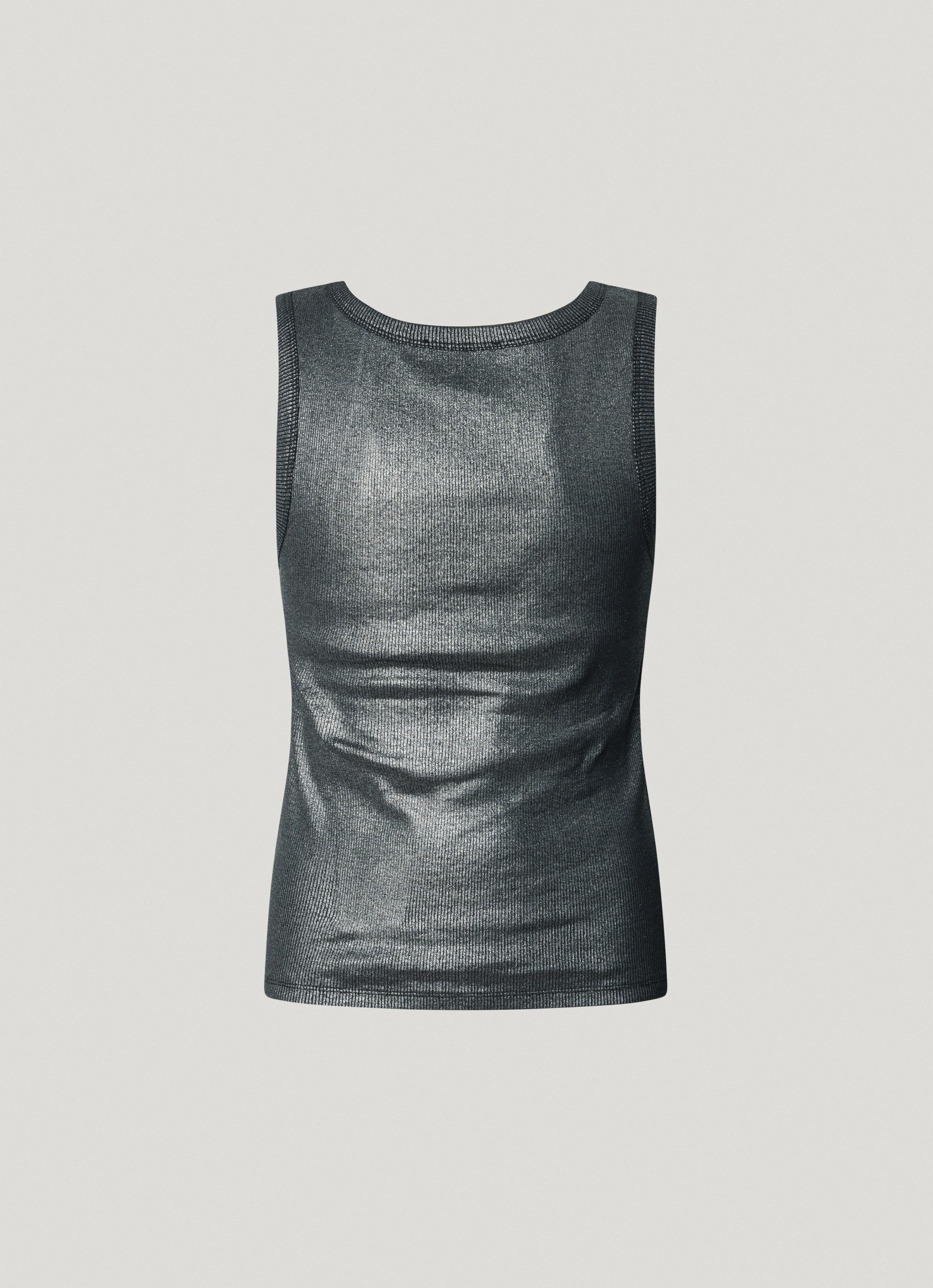 Pepe Jeans Tanktop Lacey in een glanzende look