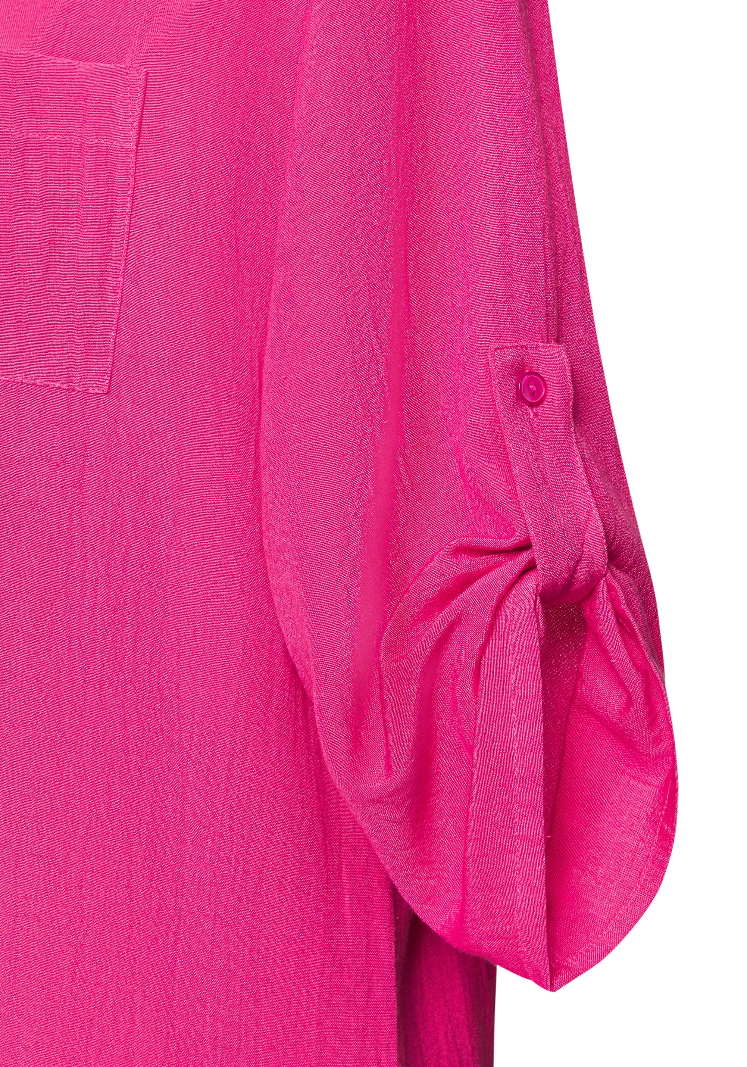 Lascana Lange blouse van lichte stof met linnenpercentage, luchtige blousejurk