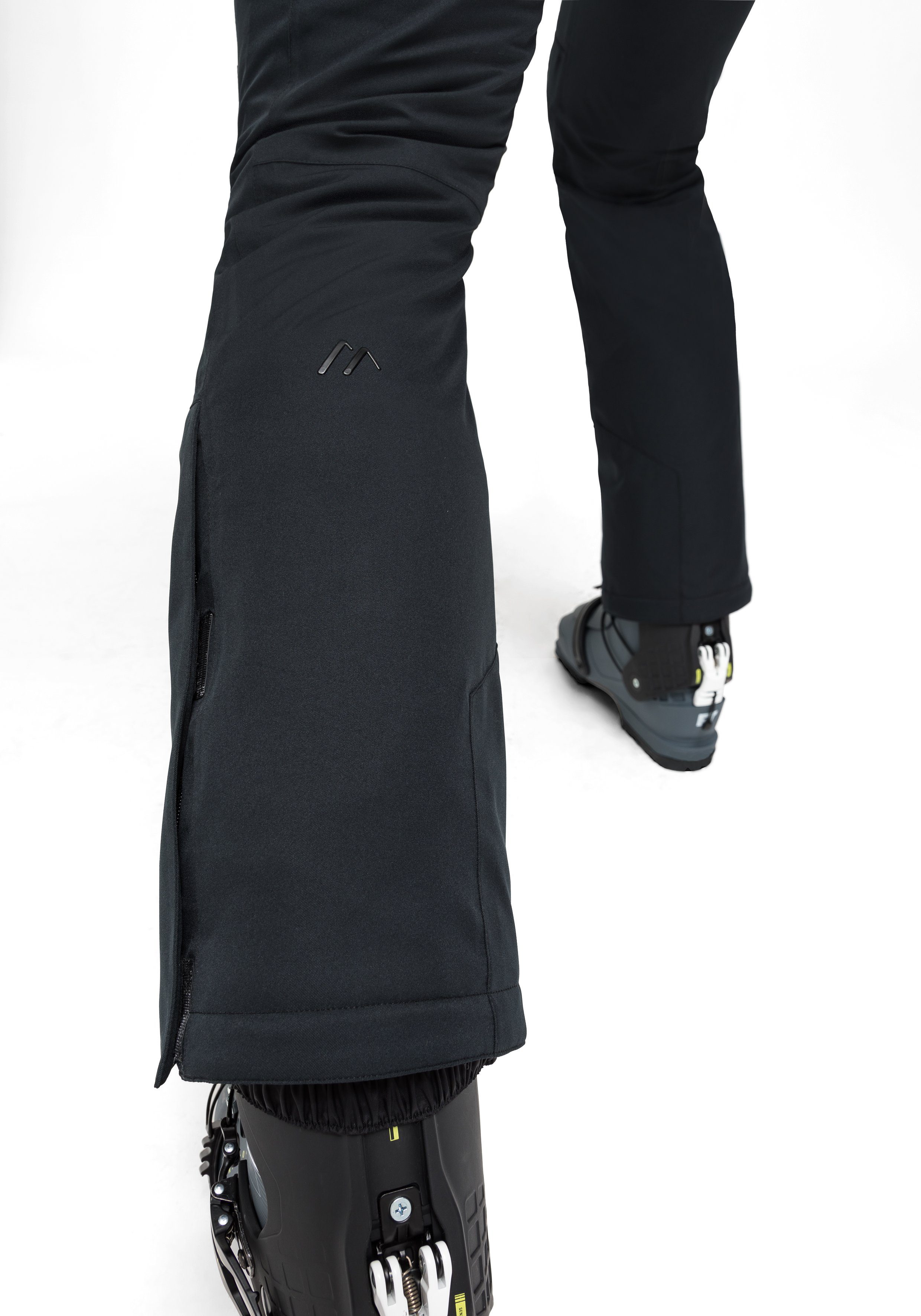 Maier Sports Skibroek Joscha slim Heren sneeuwbroek met bretels, wind/waterdicht, slim fit
