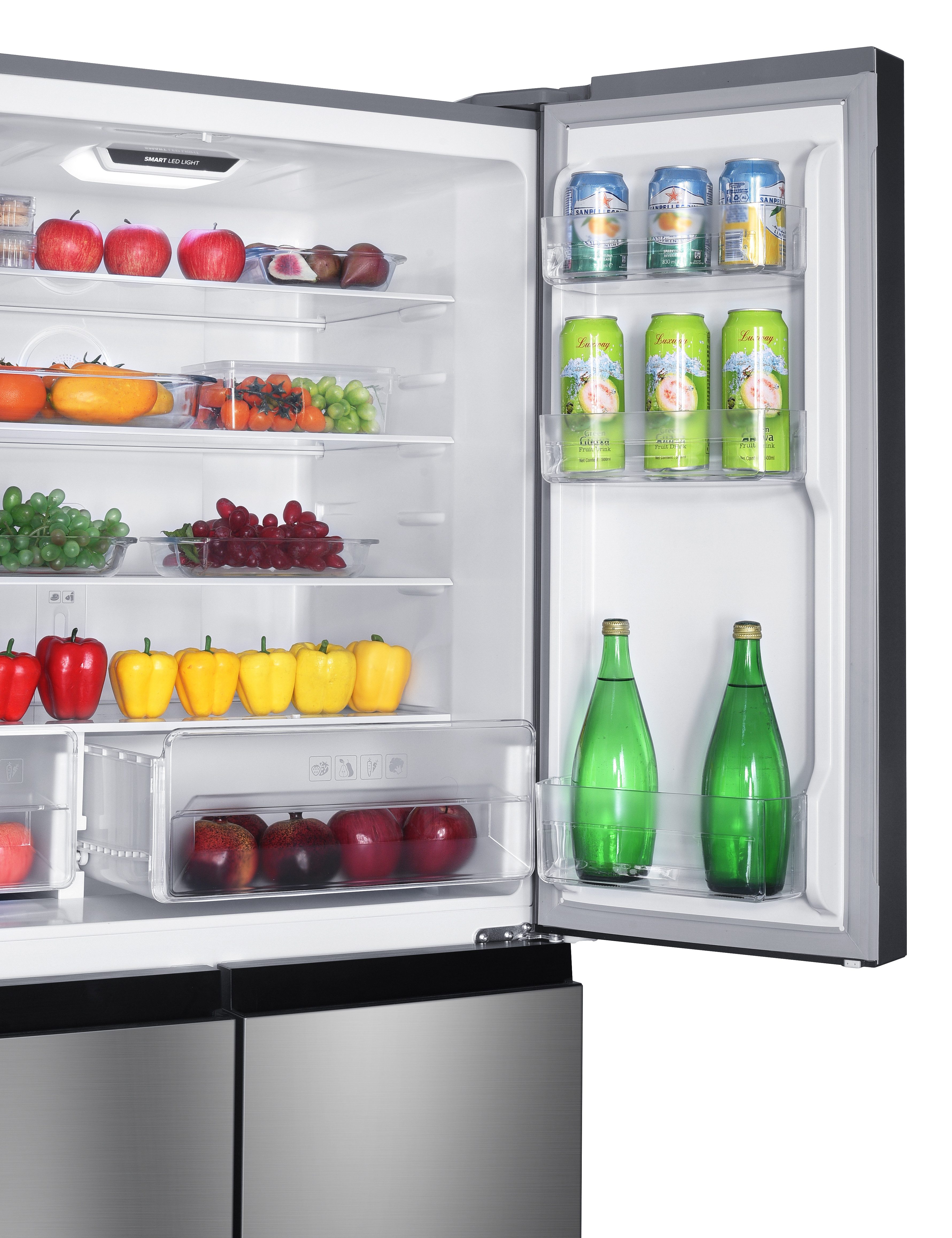 Hanseatic MultiDoor HCDC18080CWDI NoFrost, waterdispenser, display