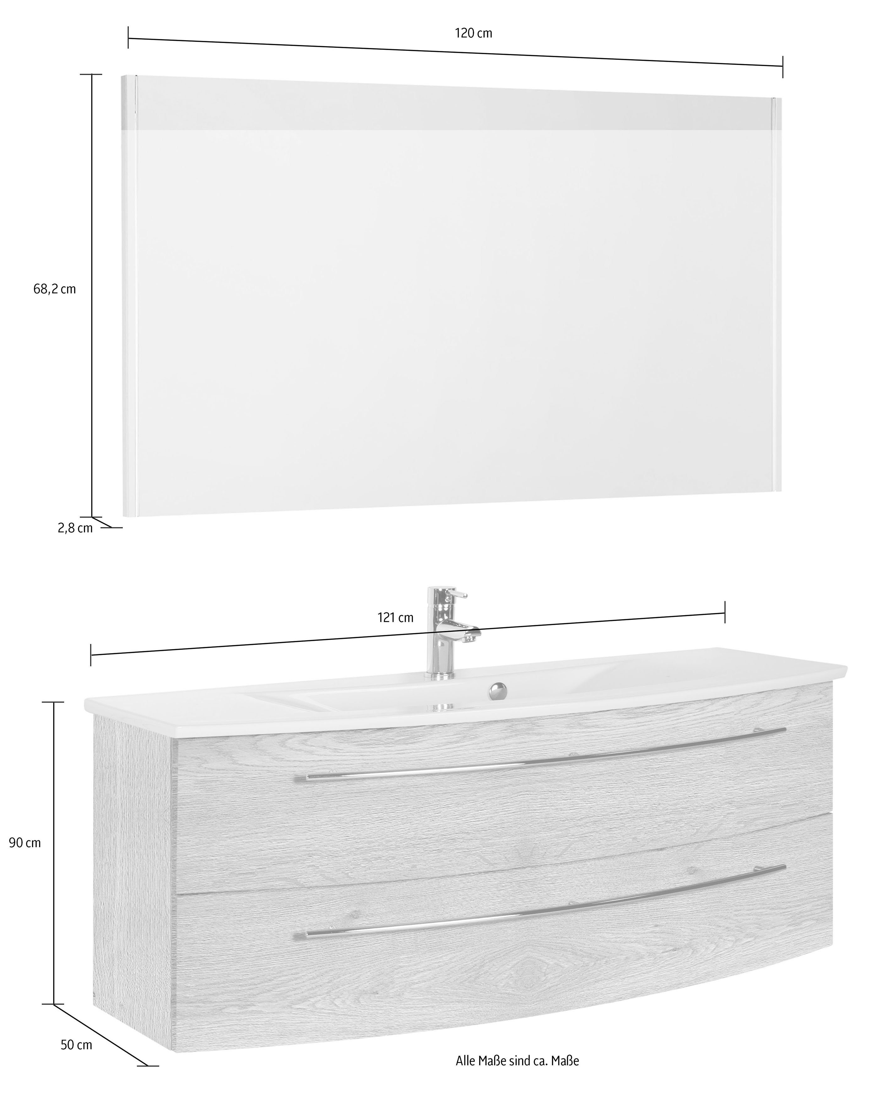 MARLIN Badkamerserie 3040 , breedte 120 cm (2-delig)