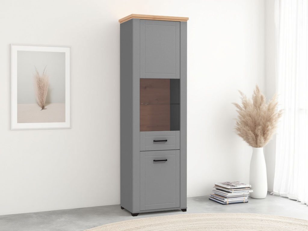 Home affaire Vitrinekast Valencia Deuren en legplanken met 4 mm veiligheidsglas