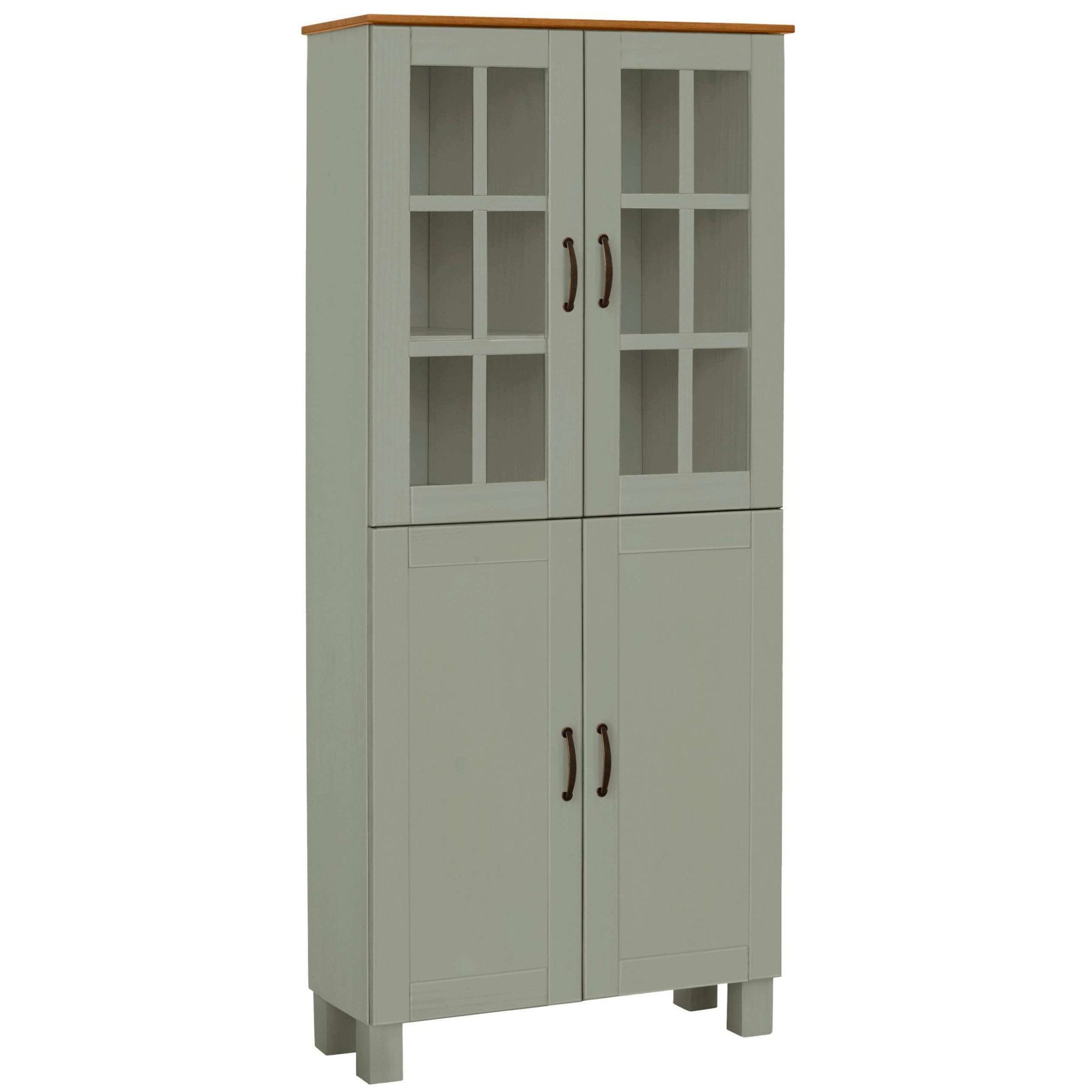 Home affaire Hoge kast Rodby Massief, FSC®-gecertificeerd hout, breedte 75 cm, hoogte 170 cm