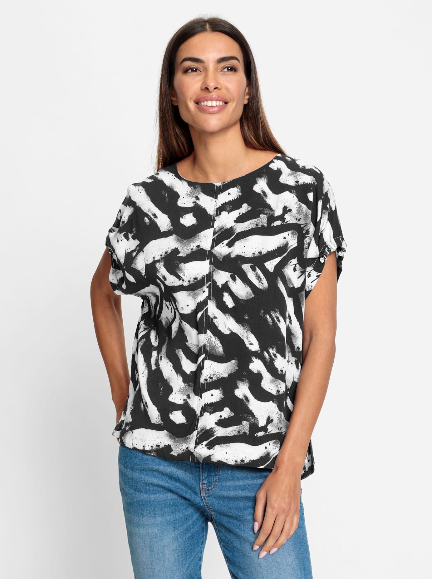 heine Blouse met korte mouwen