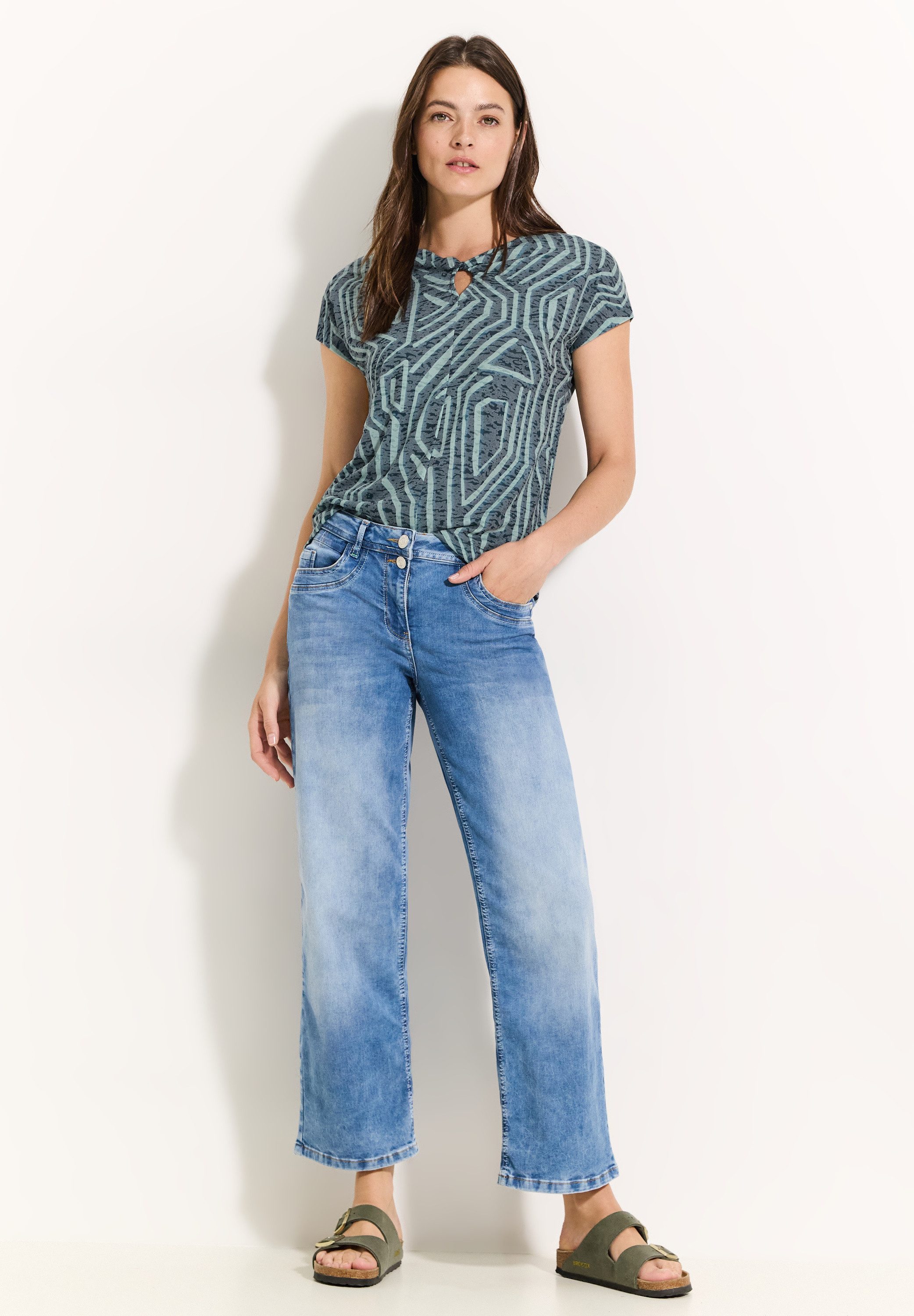 Cecil Shirt met print met print all-over