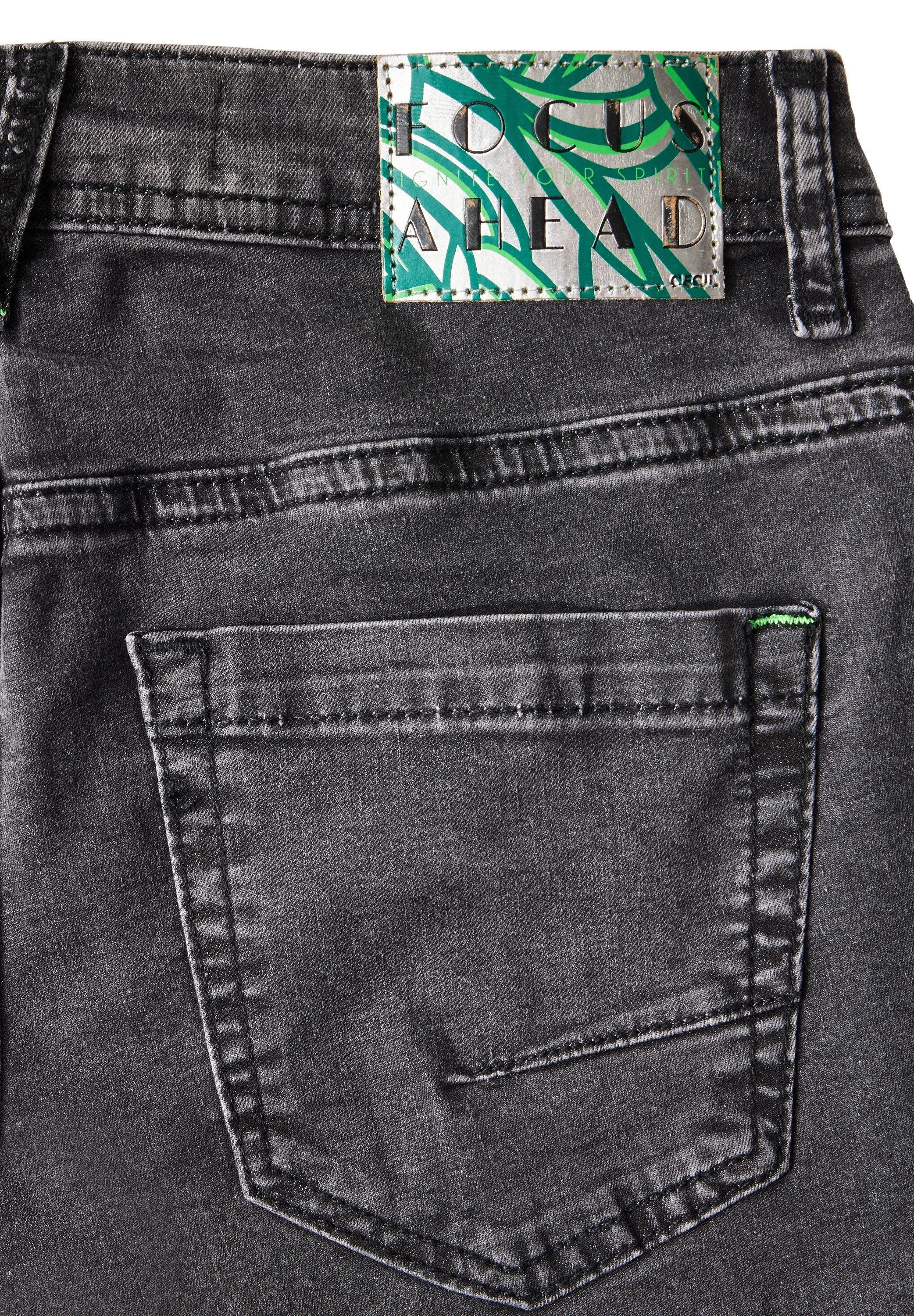 Cecil Regular fit jeans Stijl Scarlett in mooie basic wassing
