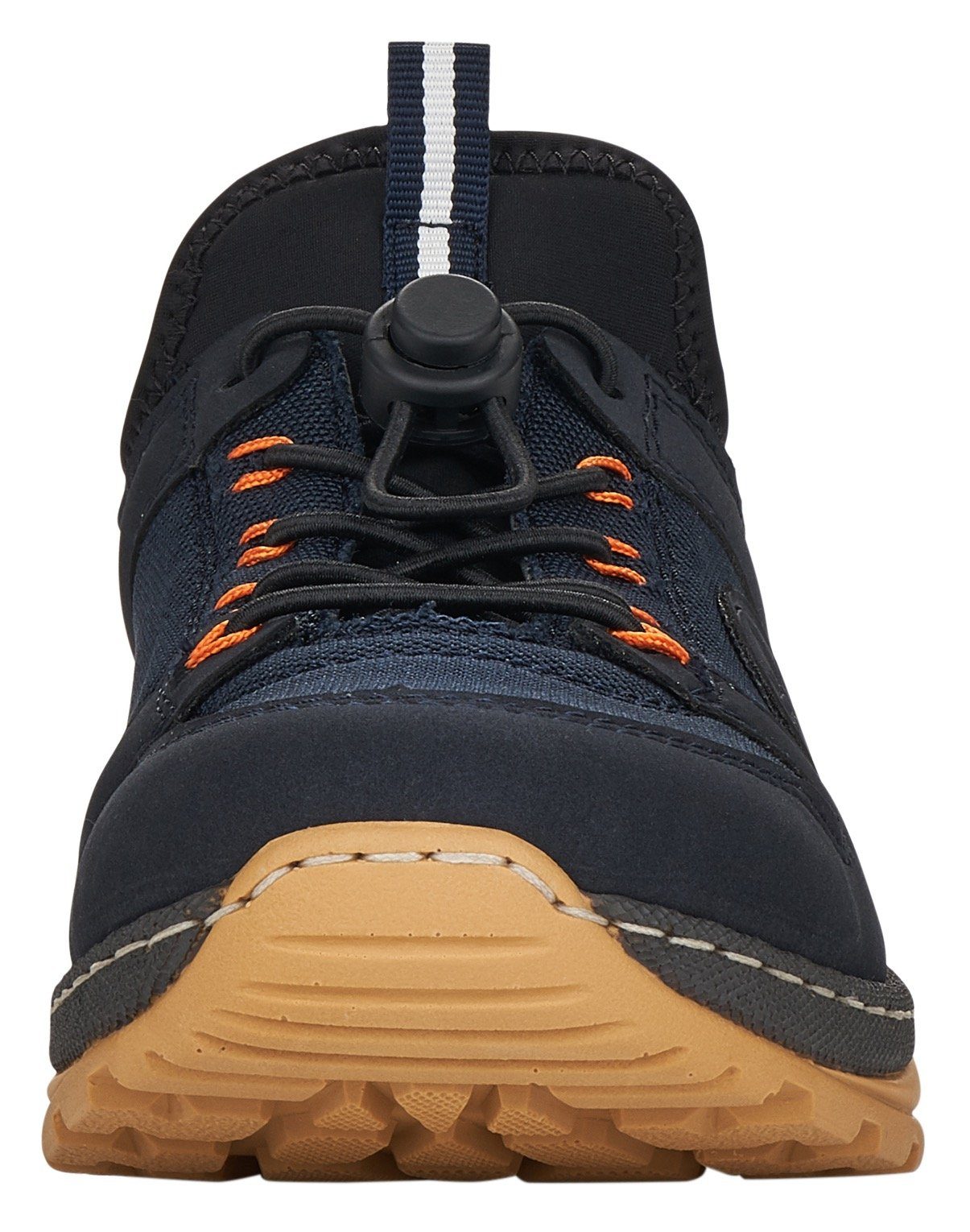 Rieker Slip-on sneakers Trekking Schoen, vrijetijdsschoen, Slipper met verfijnde randnaad