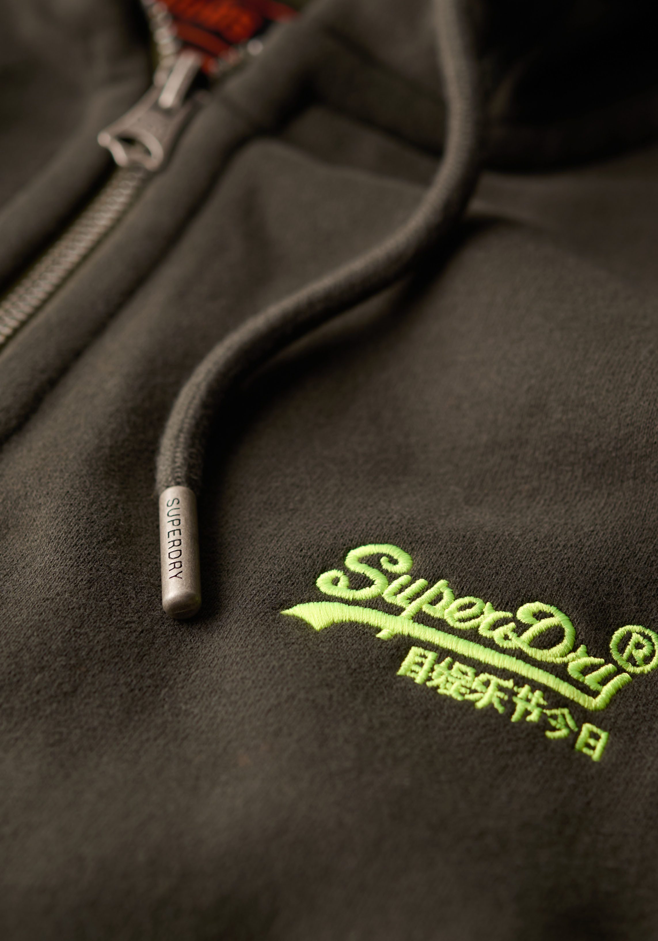 Superdry Capuchonsweatvest ESSENTIAL LOGO ZIP HOODIE