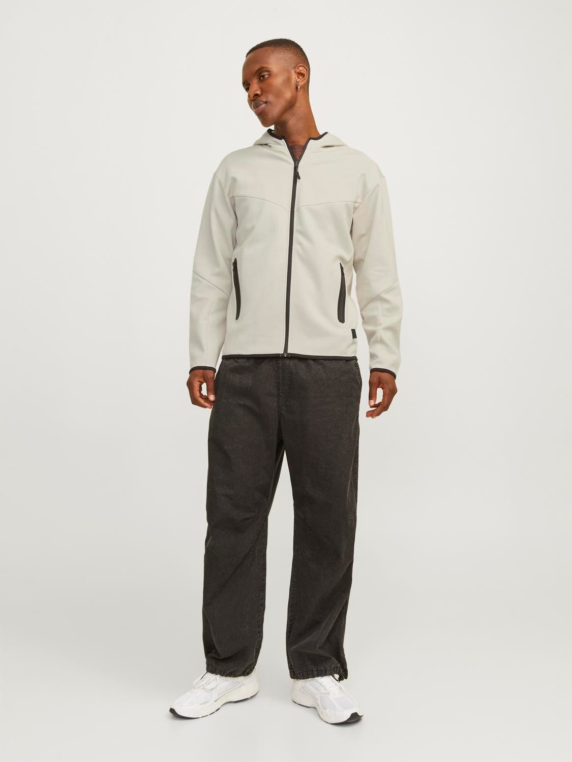 Jack & Jones Sweatvest JCOFUSION SWEAT ZIP HOOD NOOS