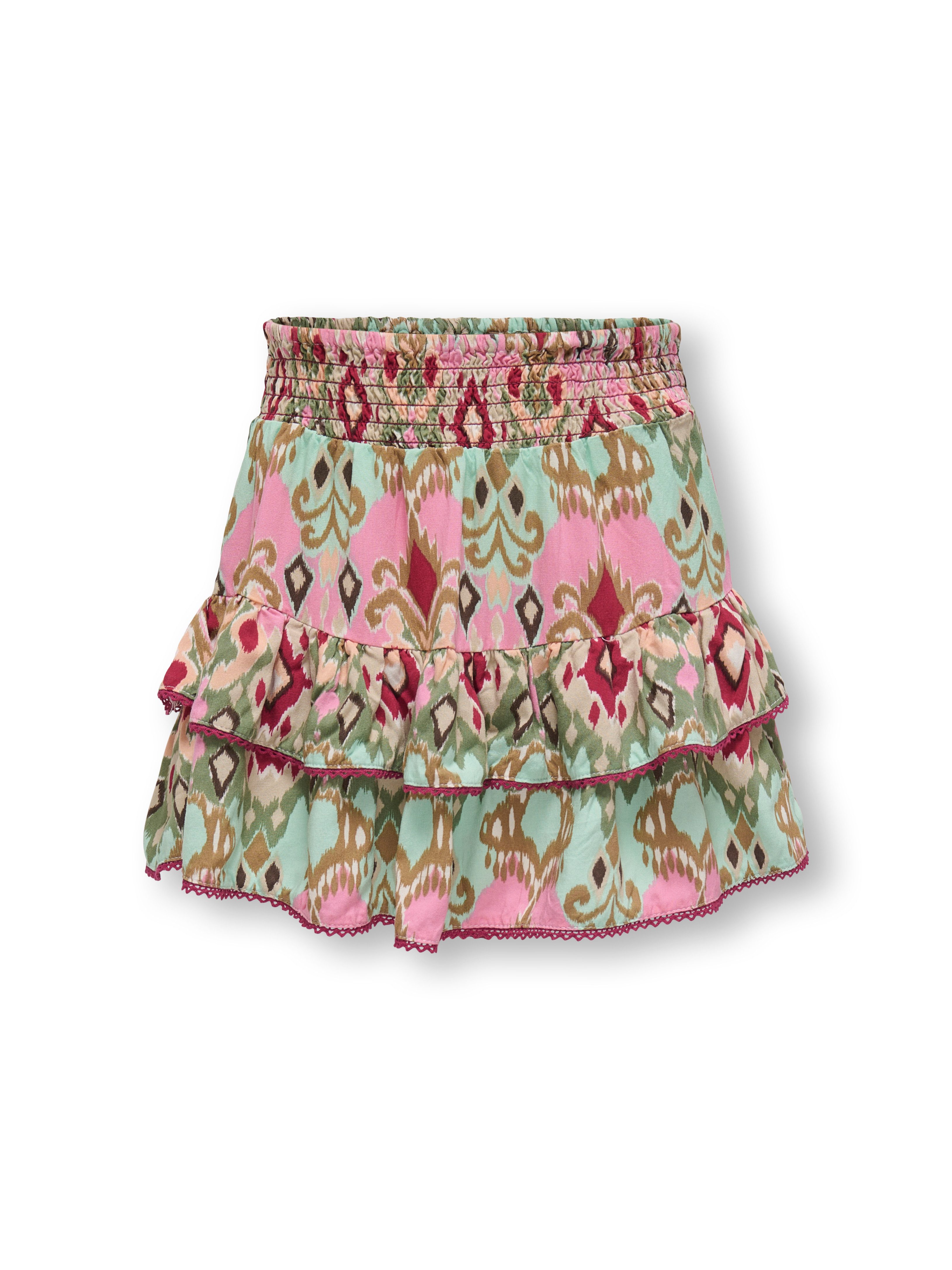 KIDS ONLY Zomerrok KOGGLOW LIFE TAPED EDGE SKORT AOP WVN