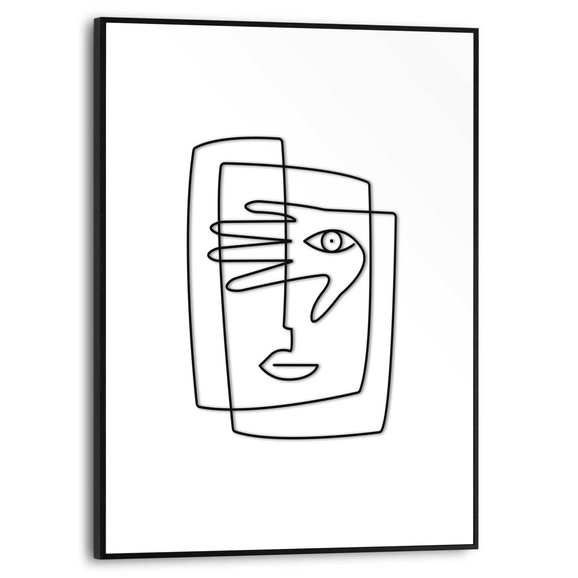 Reinders! Artprint met lijst Picasso Face