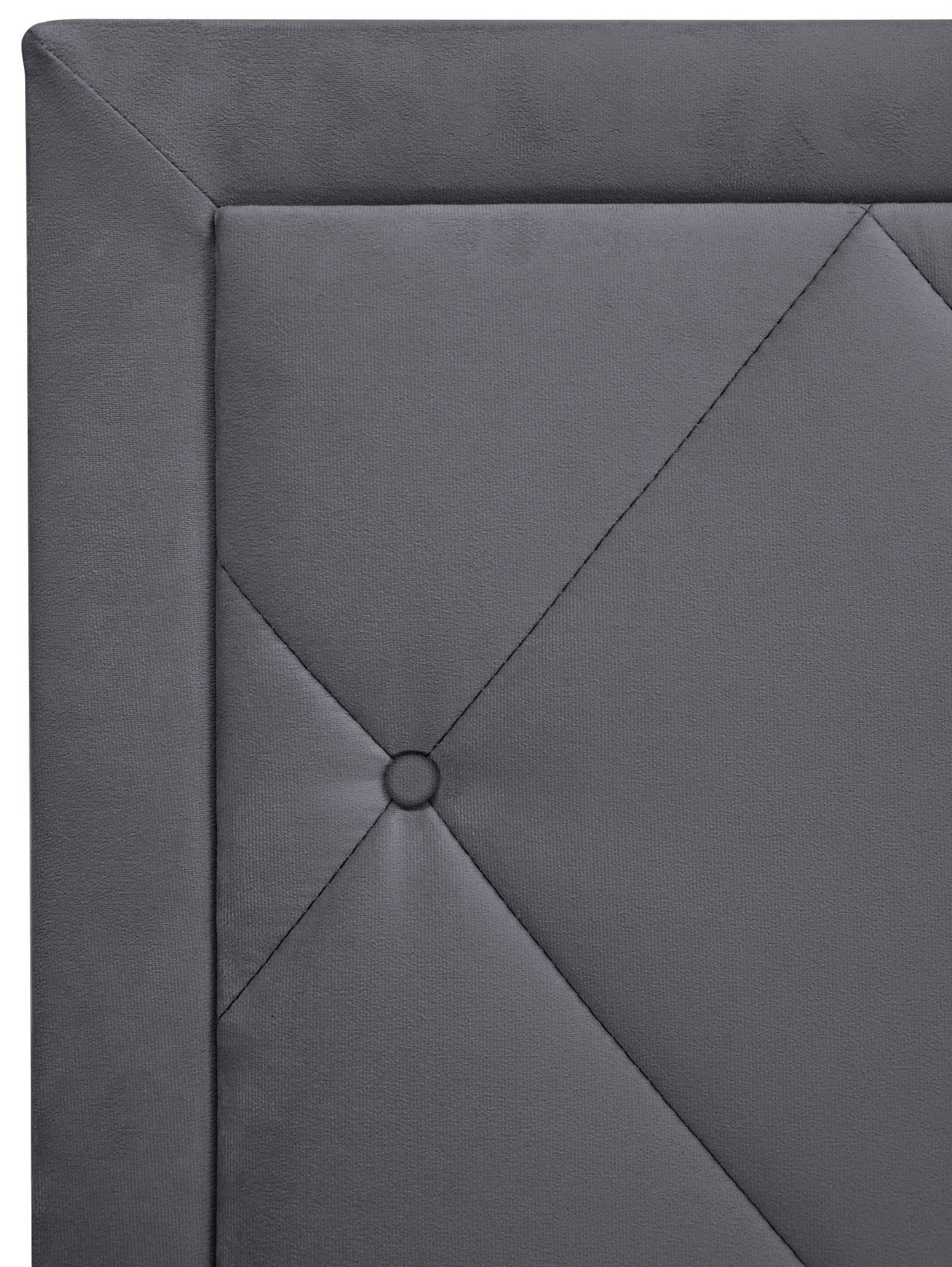 Leonique Boxspring Alfie, bestseller! Inclusief bedlade & topper Optioneel met knoopstiksels of strassstenen, H2, H3 en H4 verkrijgbaar