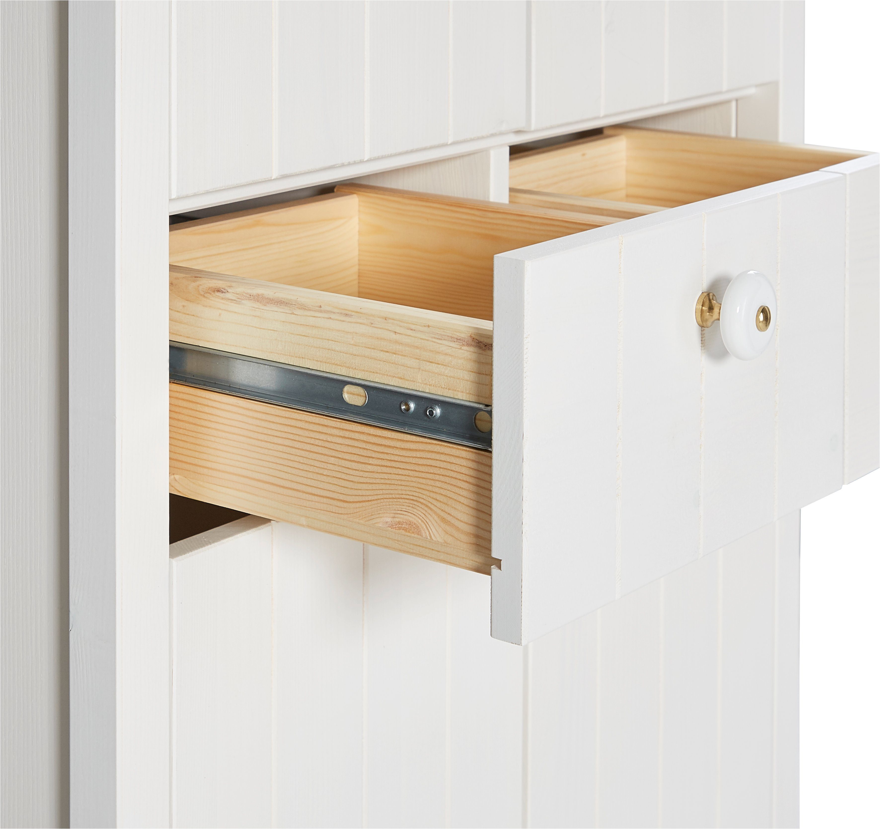 Home affaire Hoge kast TINA Badkamermeubel, kast, breedte 57 cm, massief hout
