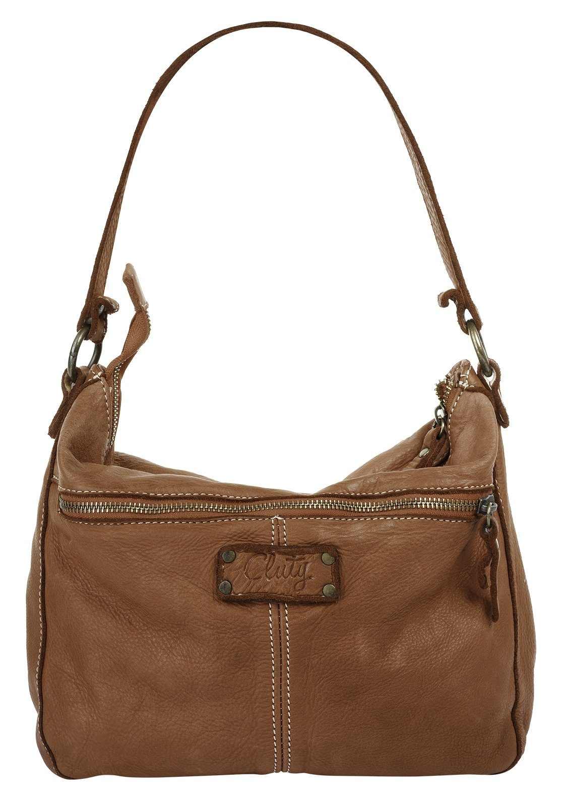 Cluty Shopper echt leer, made in italy
