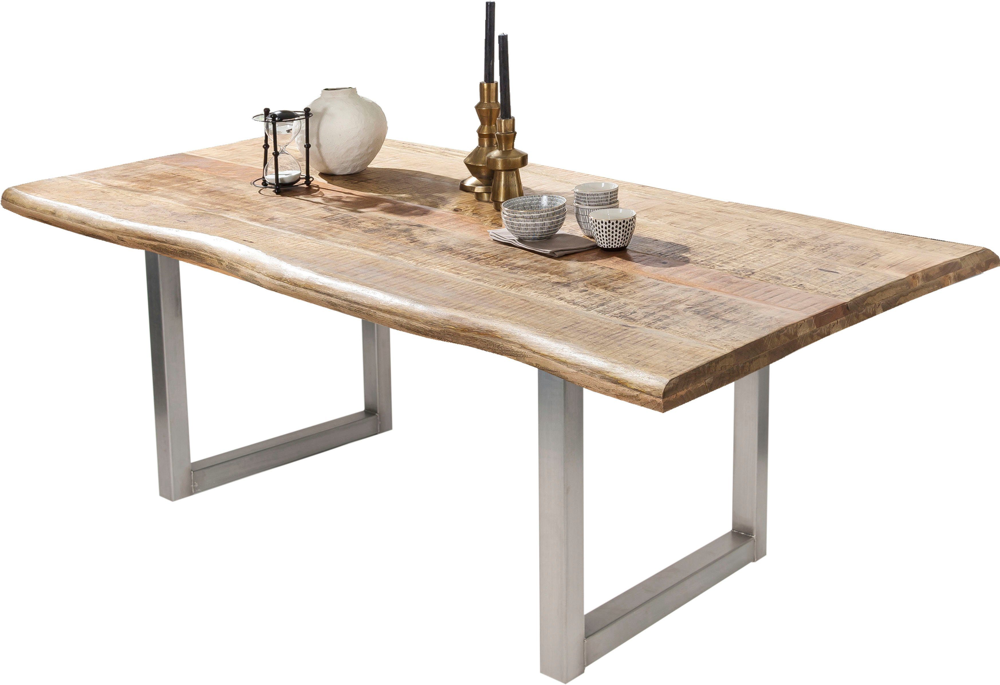 SIT Tafel met hout trendy glijdersframe