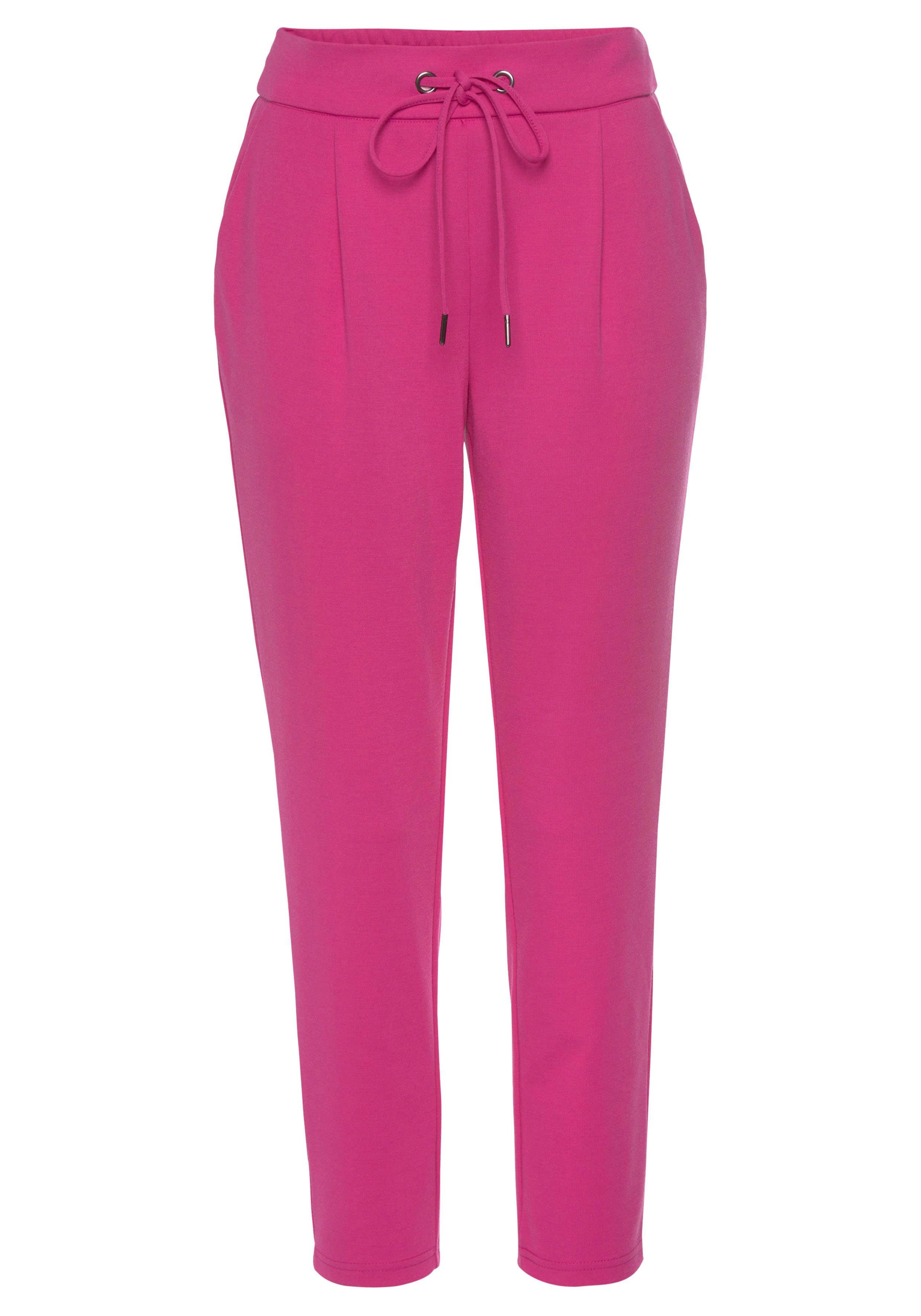 Lascana Comfortbroek met zakken, joggingbroek, elegant-sportief, jerseybroek