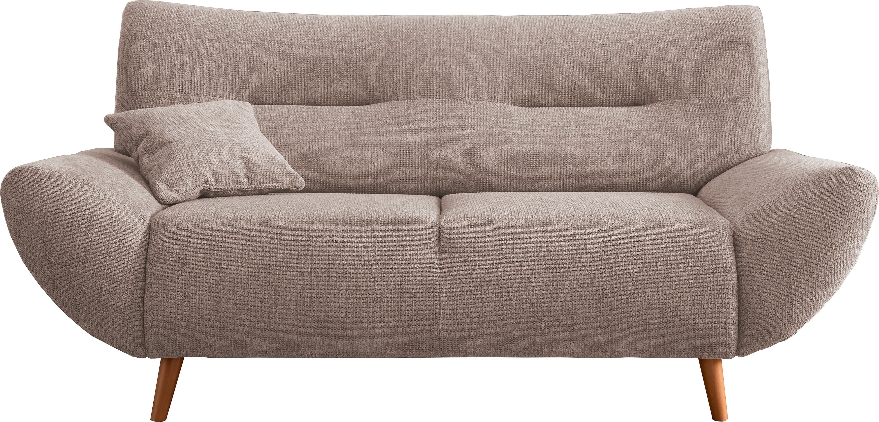 INOSIGN Zithoek Drago elegant en tijdloos, comfortabel, moderne vormtaal leverbaar als fauteuil/hoekbank, diverse stoffen, incl. 2 sierkussens (set, 3-delig)